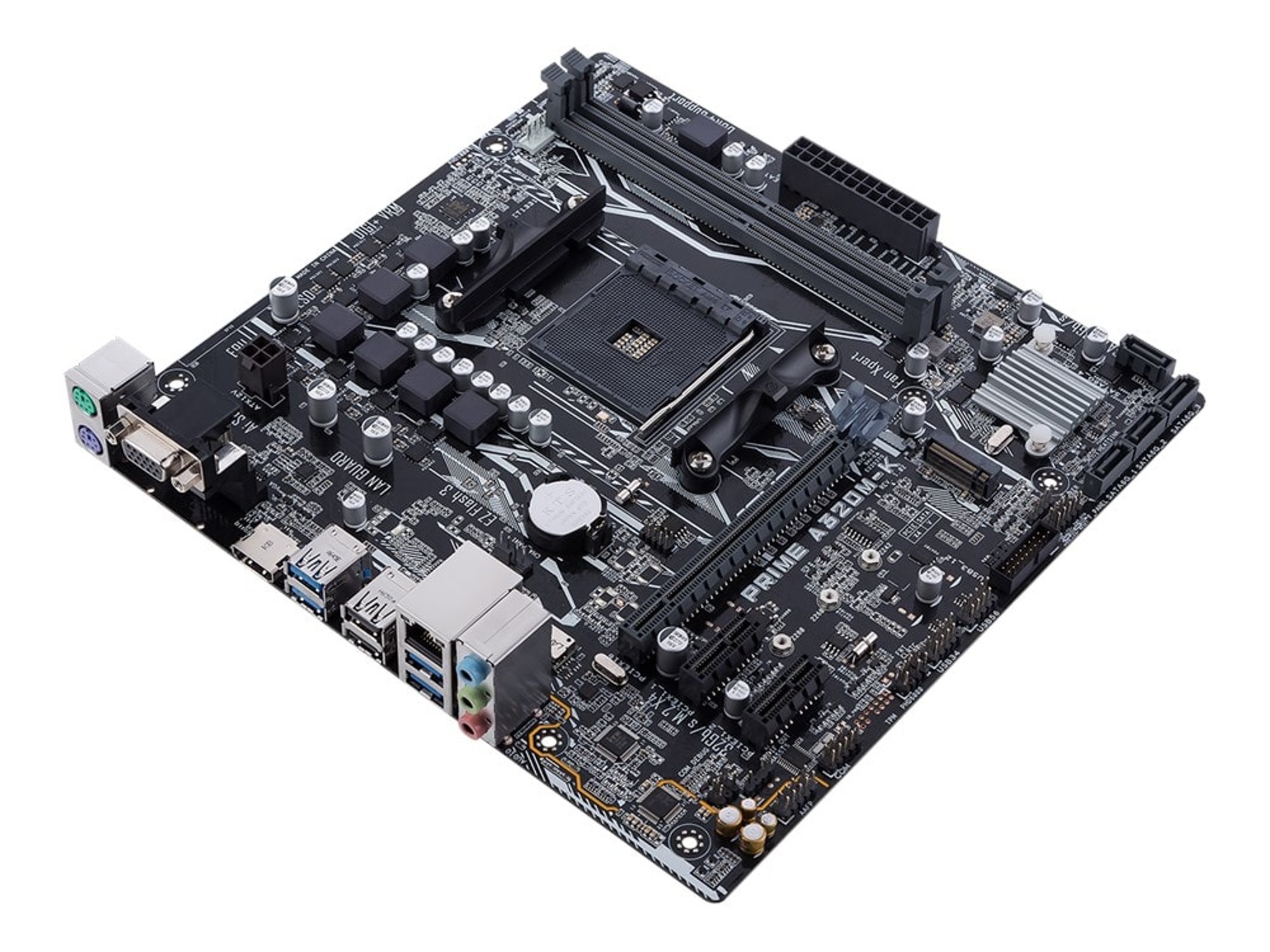 ASUS PRIME A320M-K AMD Socket A320 AM4 MicroATX M.2 Desktop Motherboard A