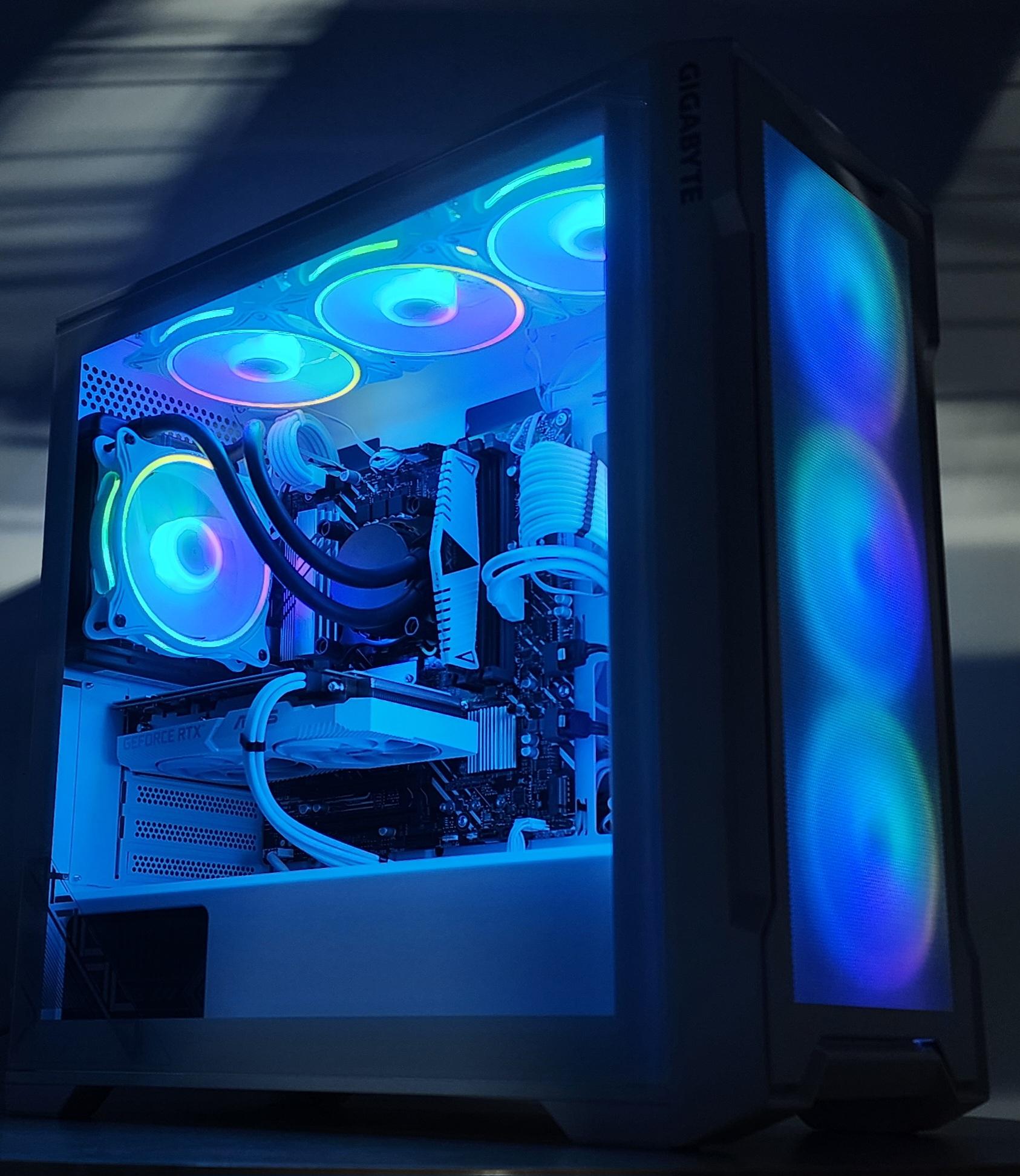 Gaming PC i5-12400F 16GB RAM 256GB SSD + 500GB HDD RTX 3060 8GB Win11 Computer