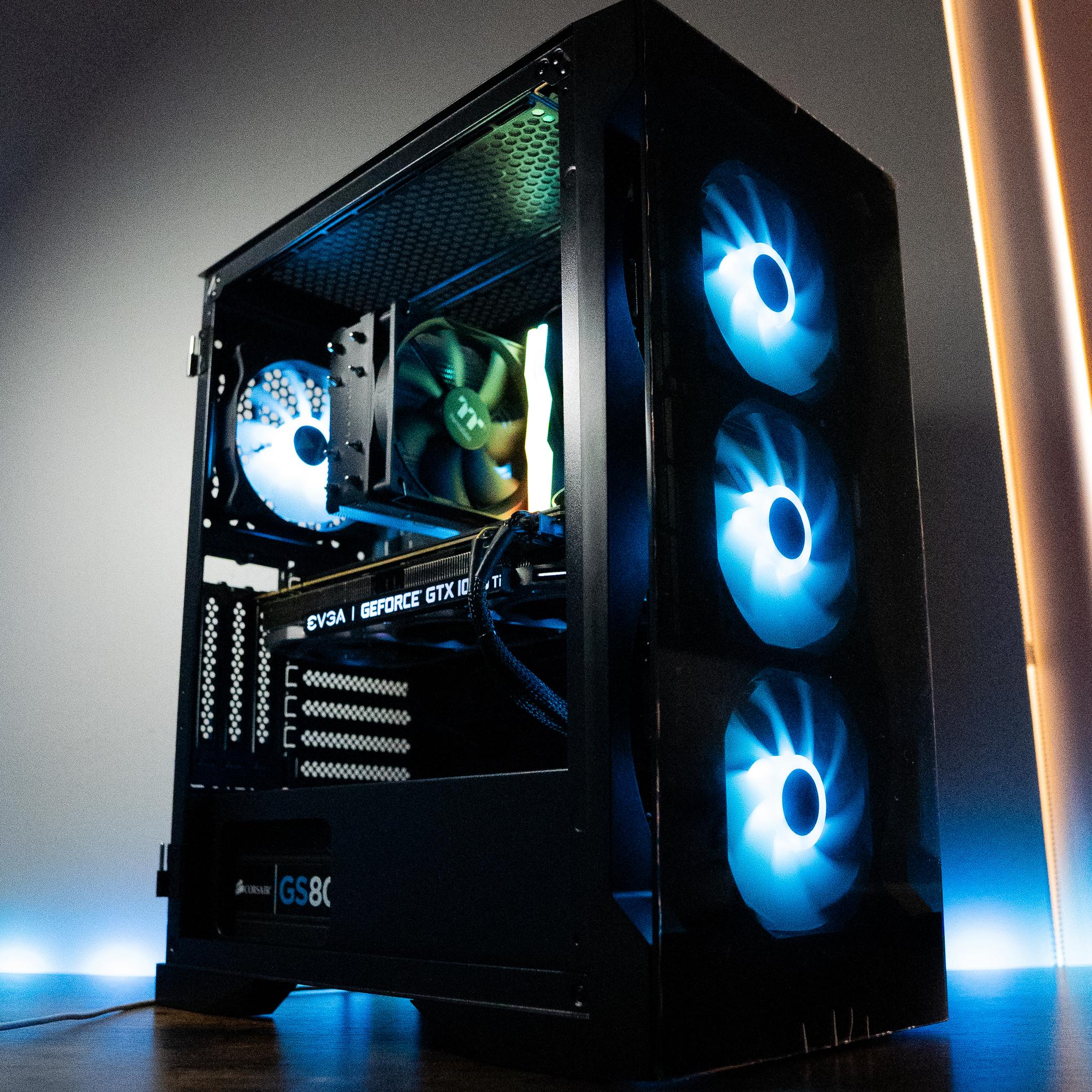 🌃🍬 | EVGA GTX 1080Ti 11GB | RYZEN 5 5600 | 16GB DDR4 RAM | 2TB | Night Candy