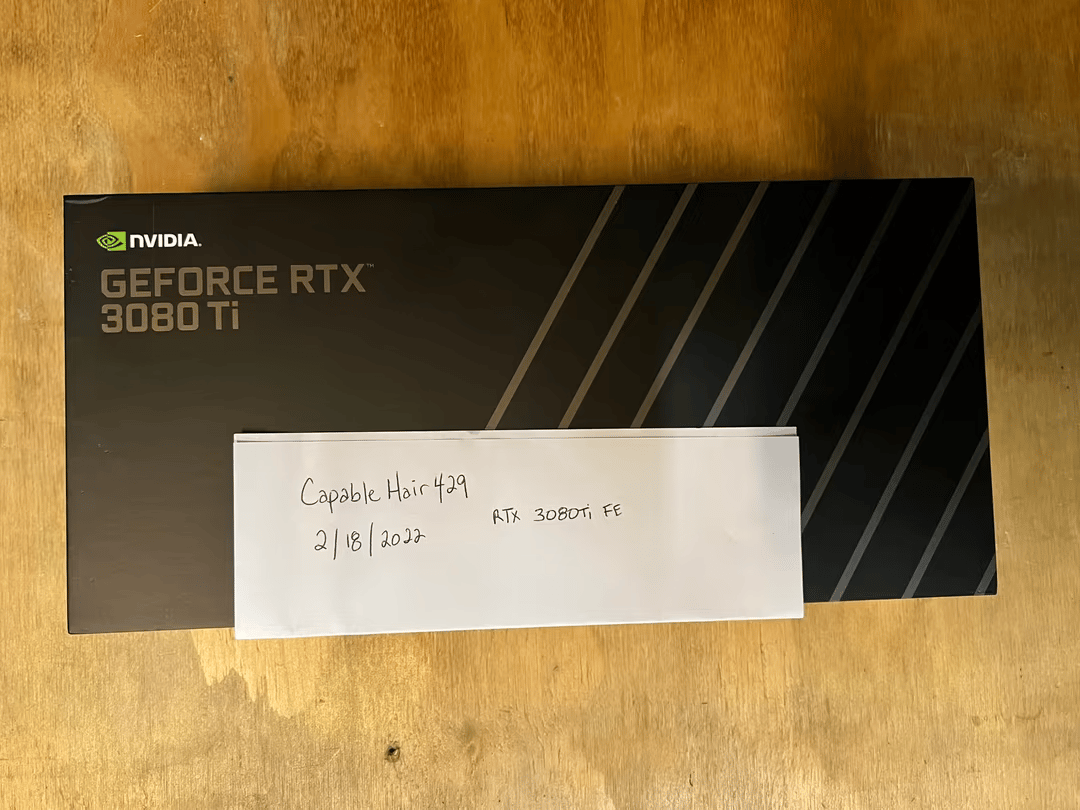 Break Even Price!  Nvidia GeForce RTX 3080Ti Founders Edition 12GB