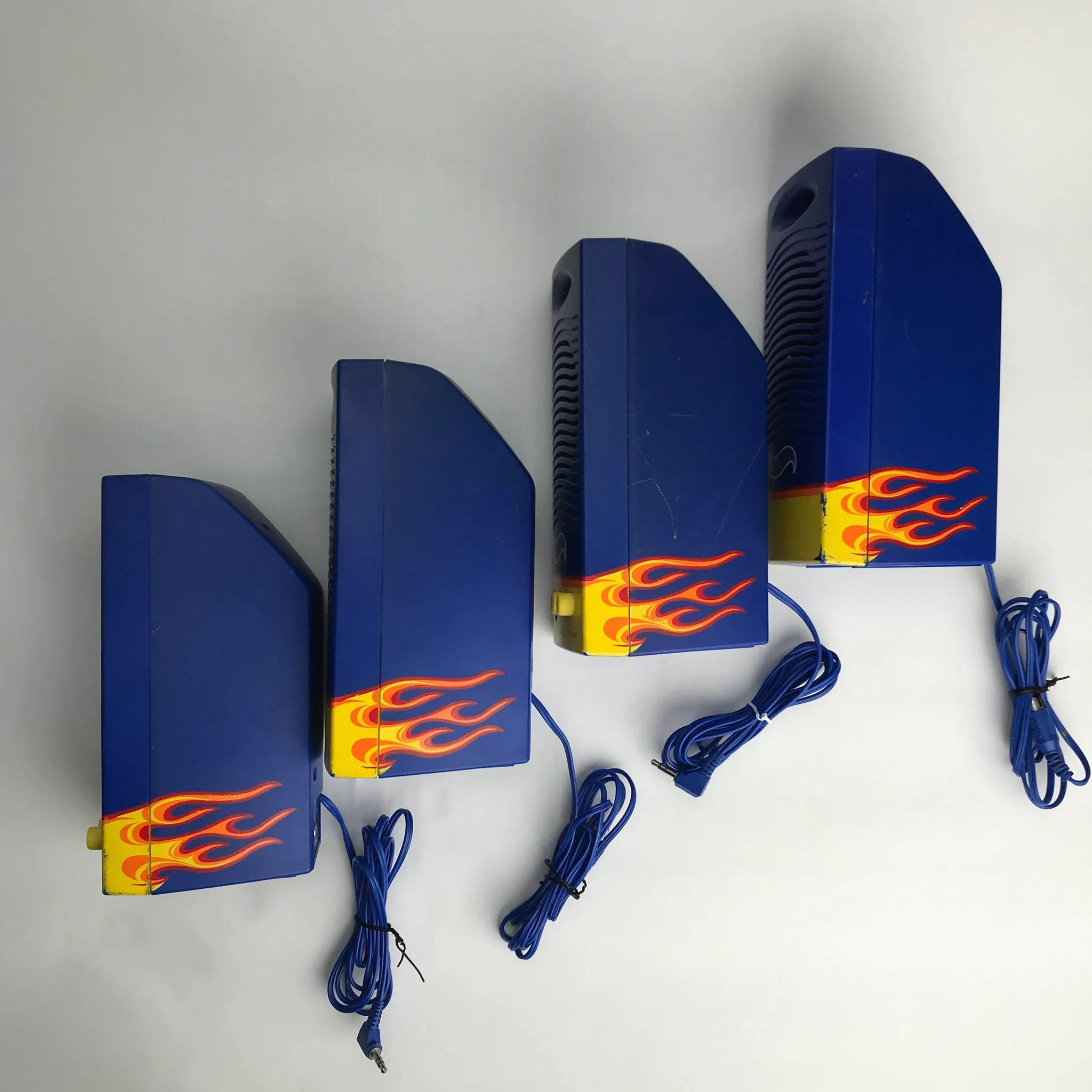 2 pairs! Vintage Hot Wheels Speakers | Patriot Computers EHC333P |