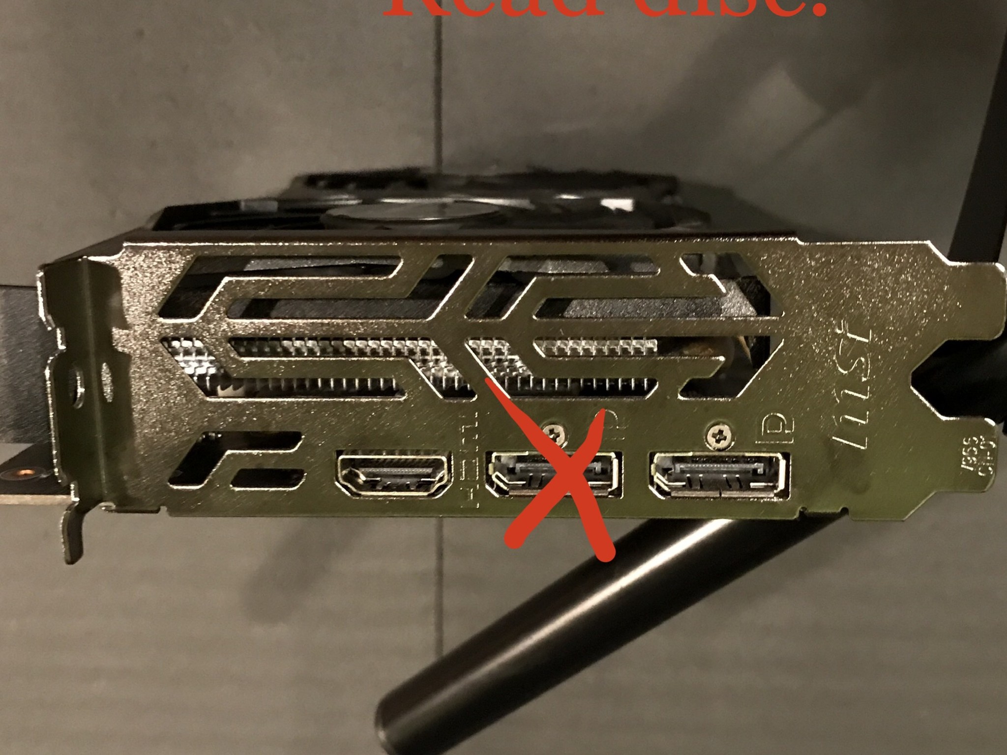 Used MSI GeForce GTX 1650 4 GB *NO BOX*