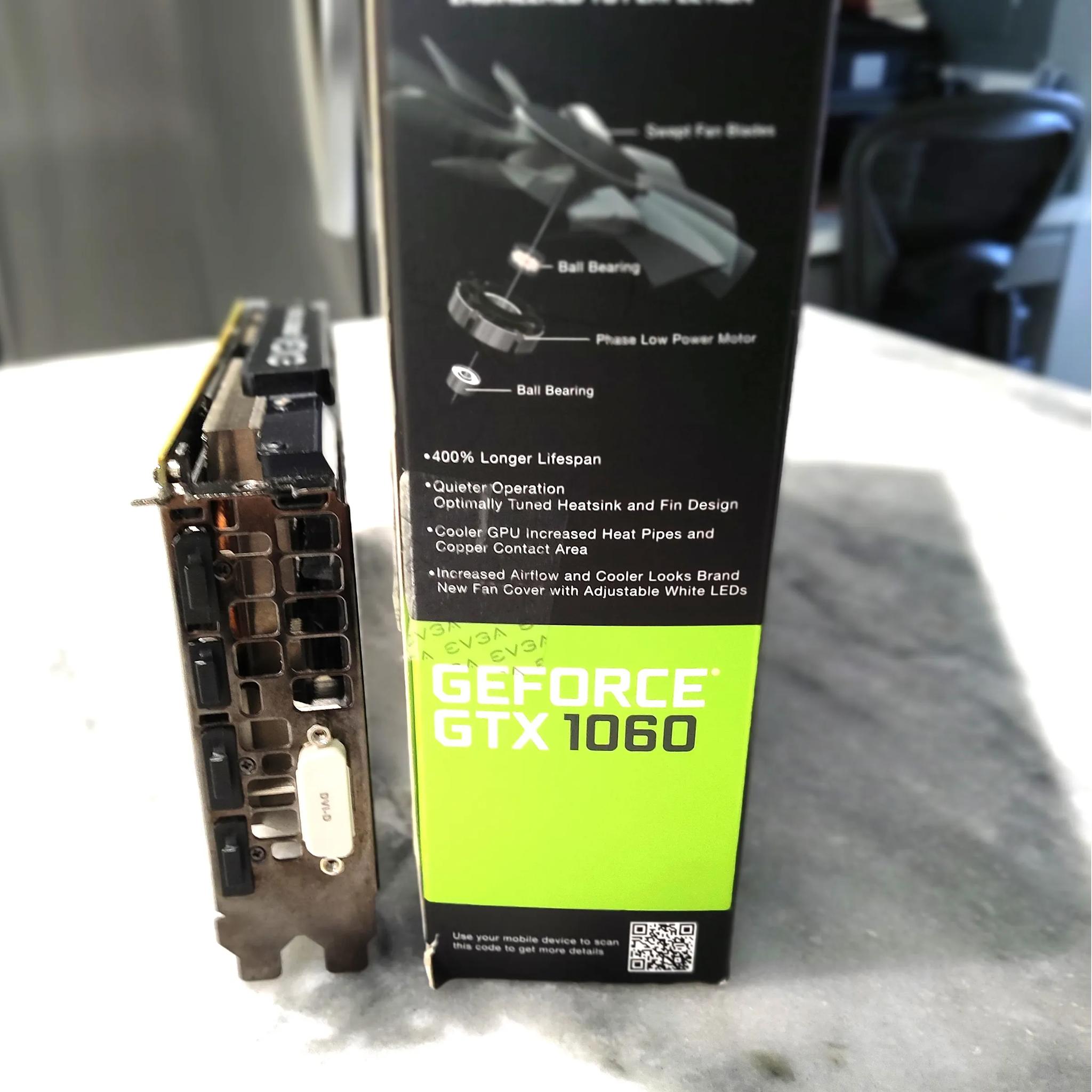 EVGA Geforce GTX 1060 6GB SSC