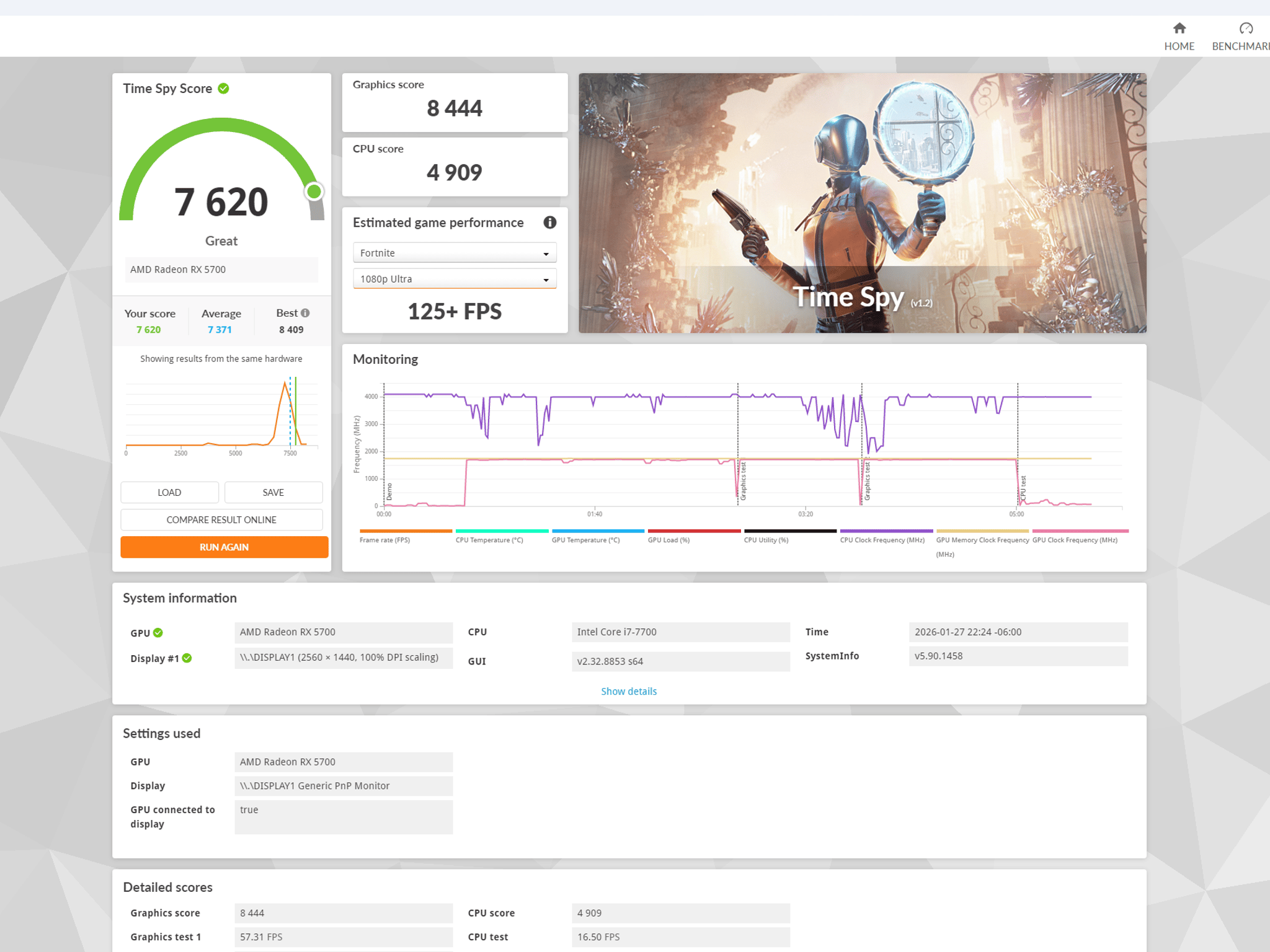 Custom 1080p Gamer | i7-7700 | RX 5700 | 16GB DDR4 | 1TB SSD | WiFi