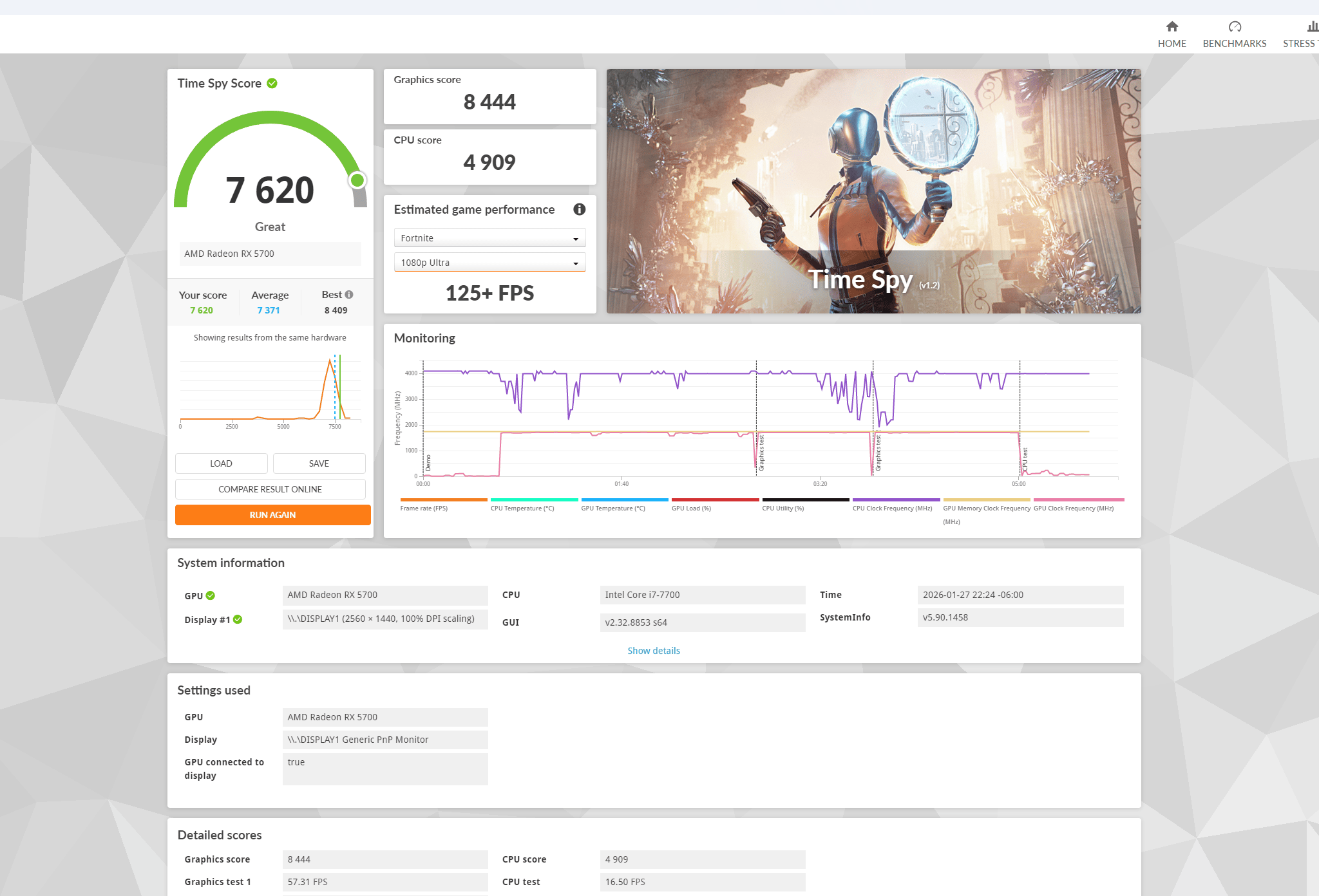 Custom 1080p Gamer | i7-7700 | RX 5700 | 16GB DDR4 | 1TB SSD | WiFi