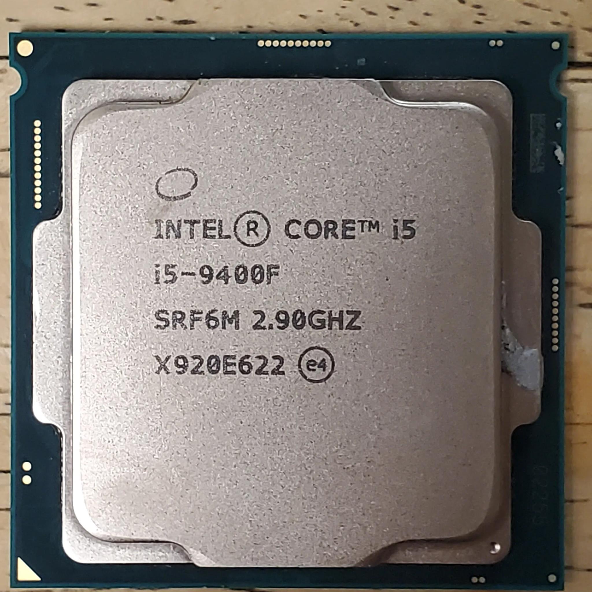 I5 9400F 2.90GHz CPU SRF6M