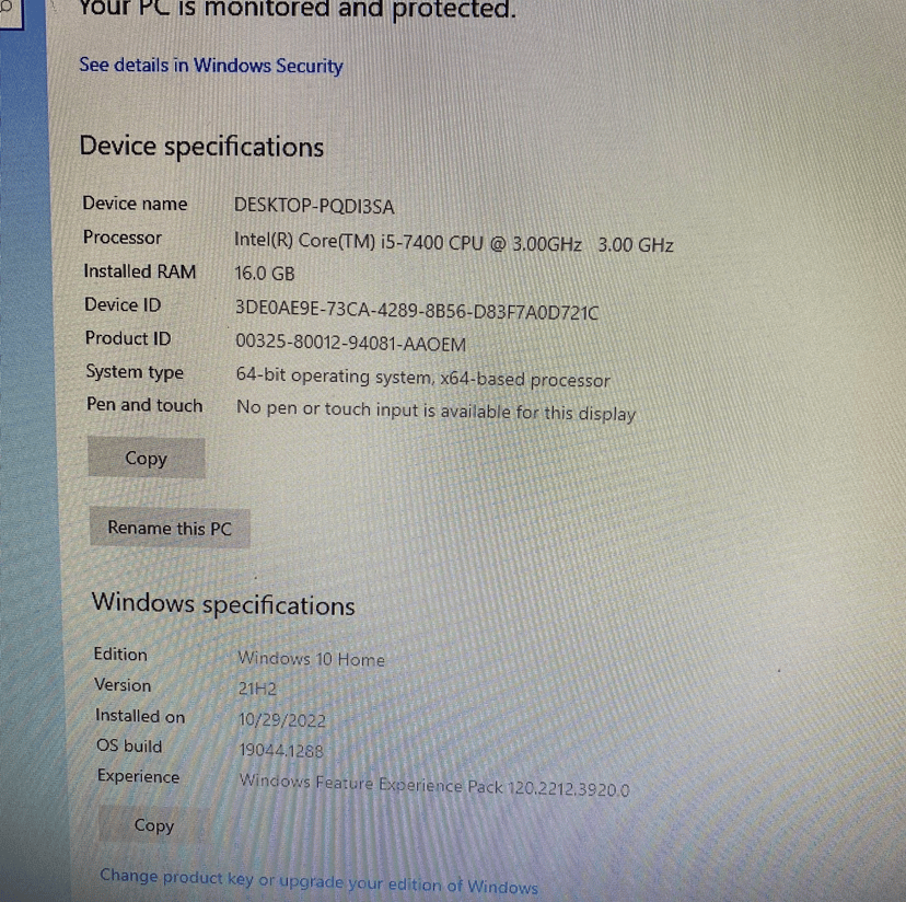 Mid Range Gaming PC with I5-7400 and GTX1060