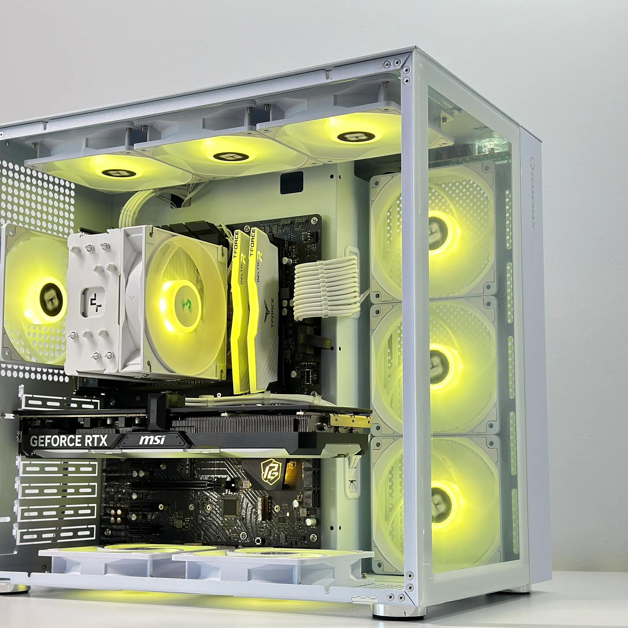 🧊Frozen 🧊Gaming PC❄️Nvidia RTX 4070 12GB❄️Intel 13500T 14Core❄️32GB DDR4❄️1TB NVME