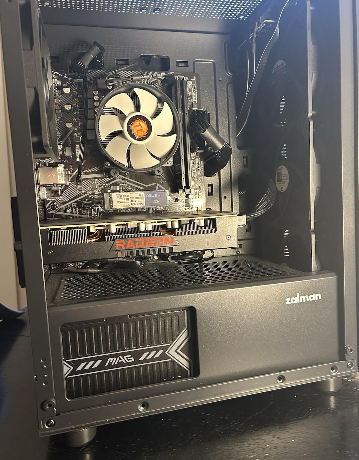 Sleeper 1080p Beast AMD Gaming PC Ryzen 7 5700g w/ RX 6600 XT 8GB & 32 GB 3600mhz RAM - 1TB NVMe