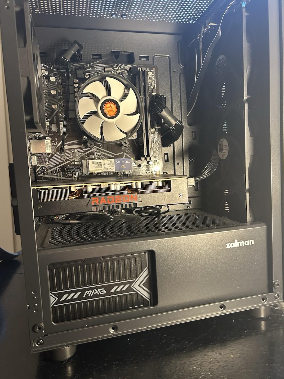 Sleeper 1080p Beast AMD Gaming PC Ryzen 7 5700g w/ RX 6600 XT 8GB & 32 GB 3600mhz RAM - 1TB NVMe