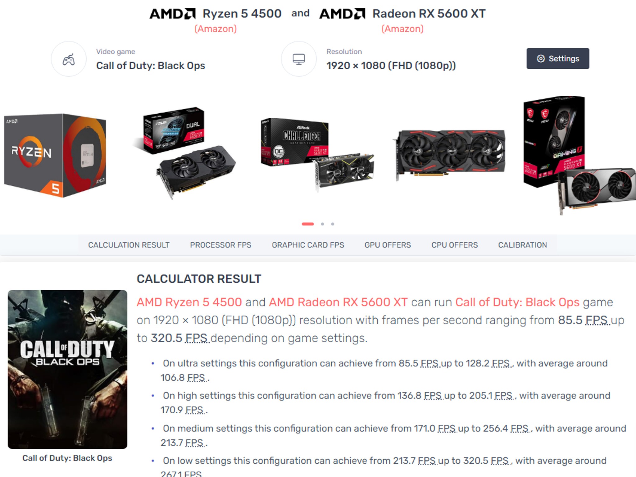 Budget friendly Ryzen 5 4500/RX 5600XT 6GB/16 GB DDR4 RAM/1 TB SSD/WIFI+LAN Ethernet