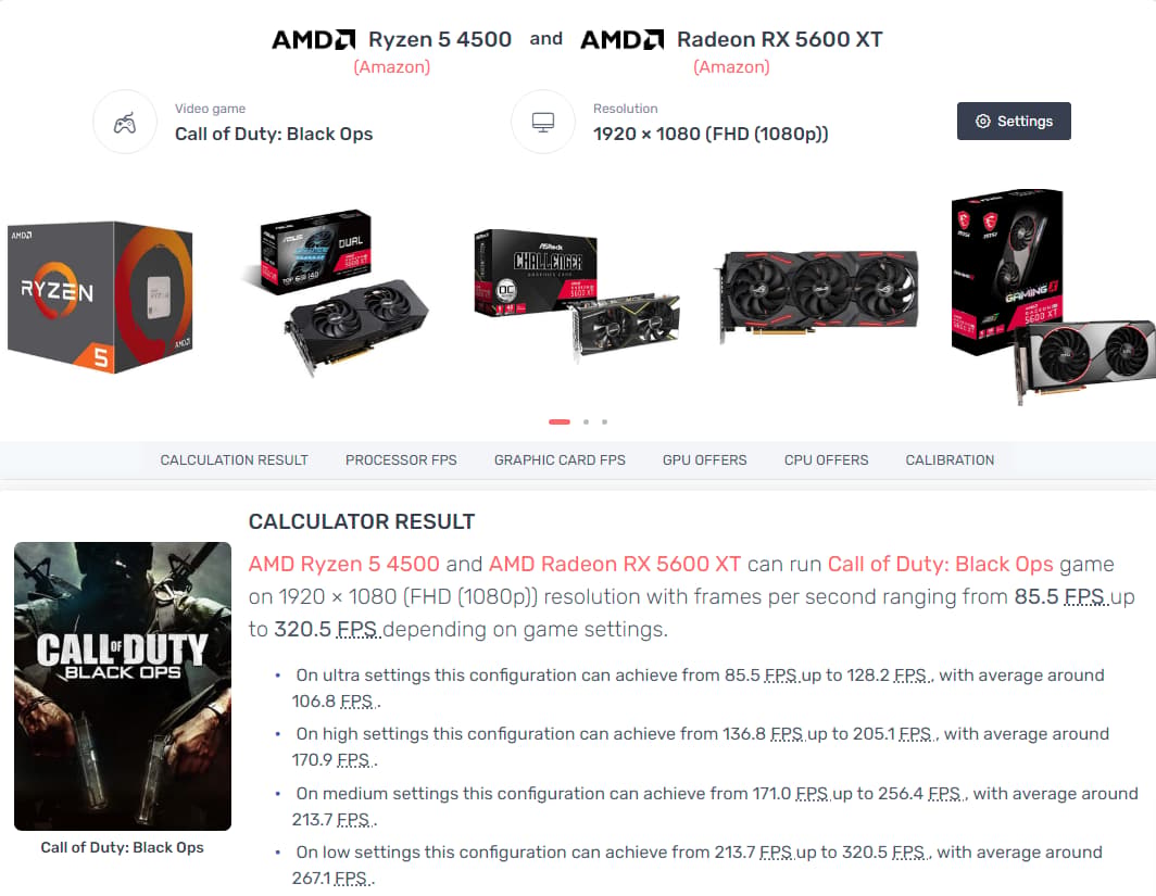Budget friendly Ryzen 5 4500/RX 5600XT 6GB/16 GB DDR4 RAM/1 TB SSD/WIFI+LAN Ethernet