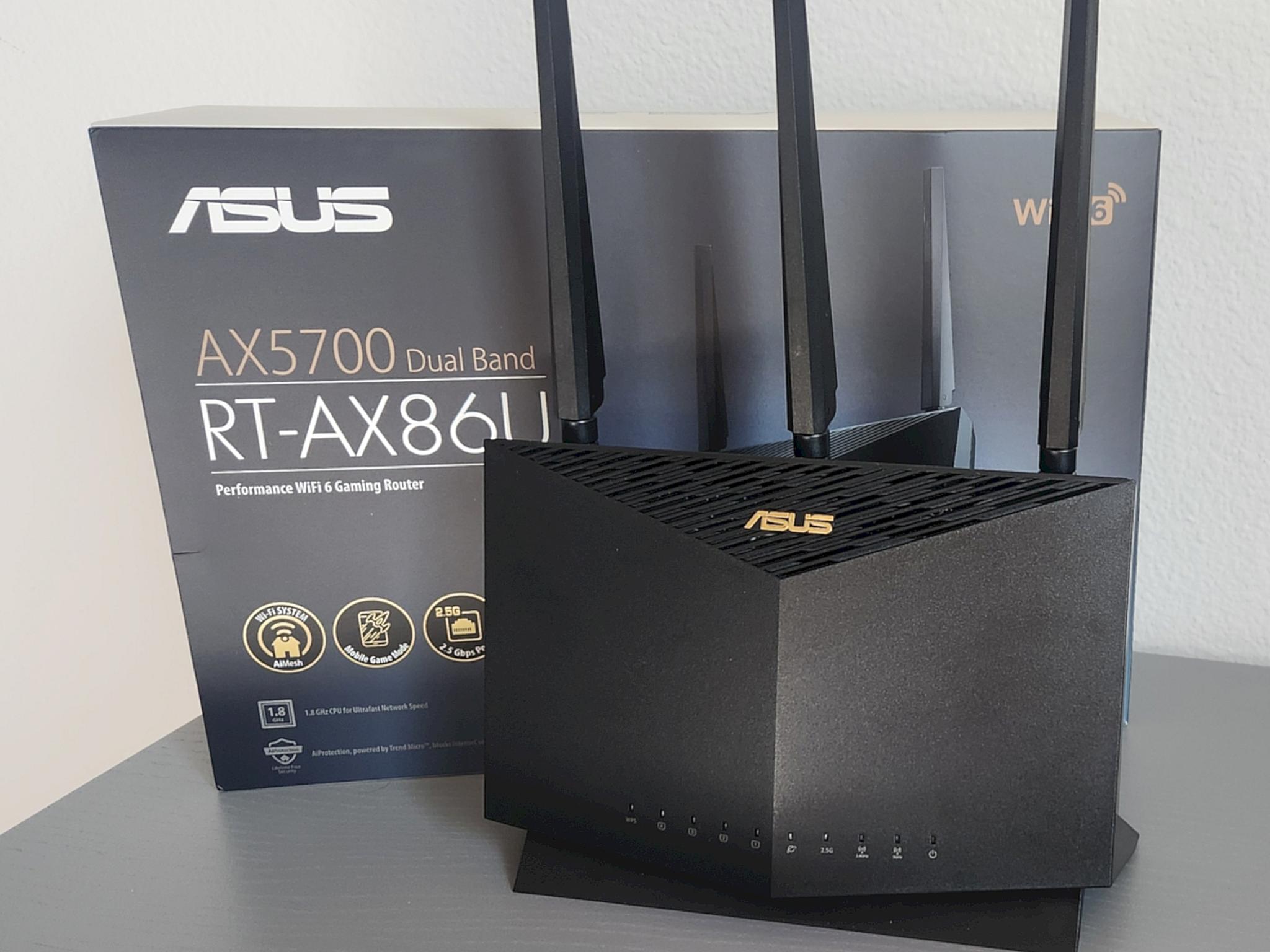 Asus RT-AX86U WiFi 6 gaming router w/AI Mesh