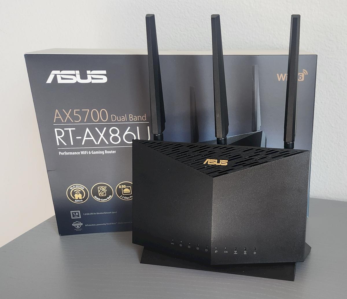 Asus RT-AX86U WiFi 6 gaming router w/AI Mesh