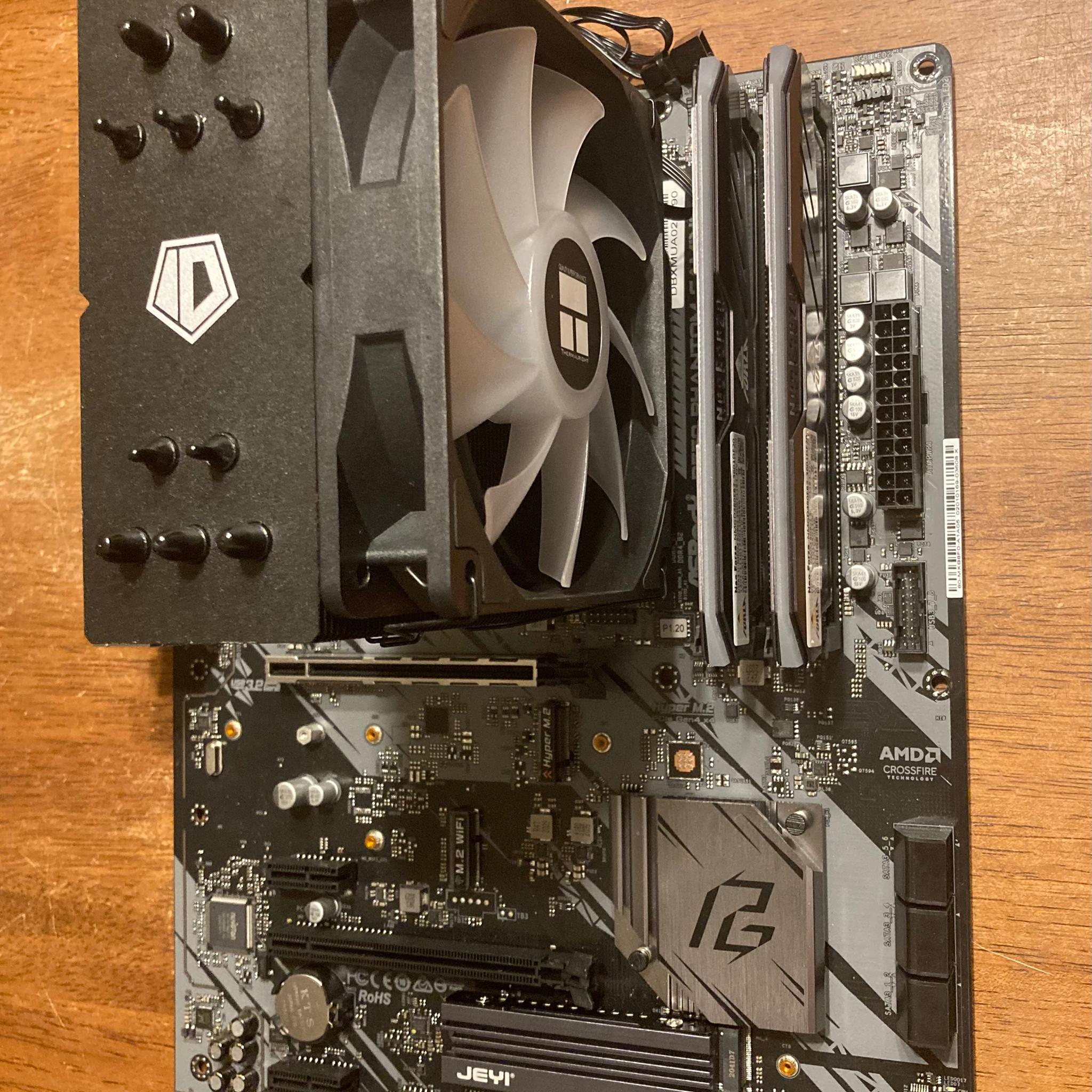 (AM4 COMBO) ASRock B550 + Ryzen 5 3600 + RGB Cooler + 16GB RGB DDR4 + 500GB NVME SSD