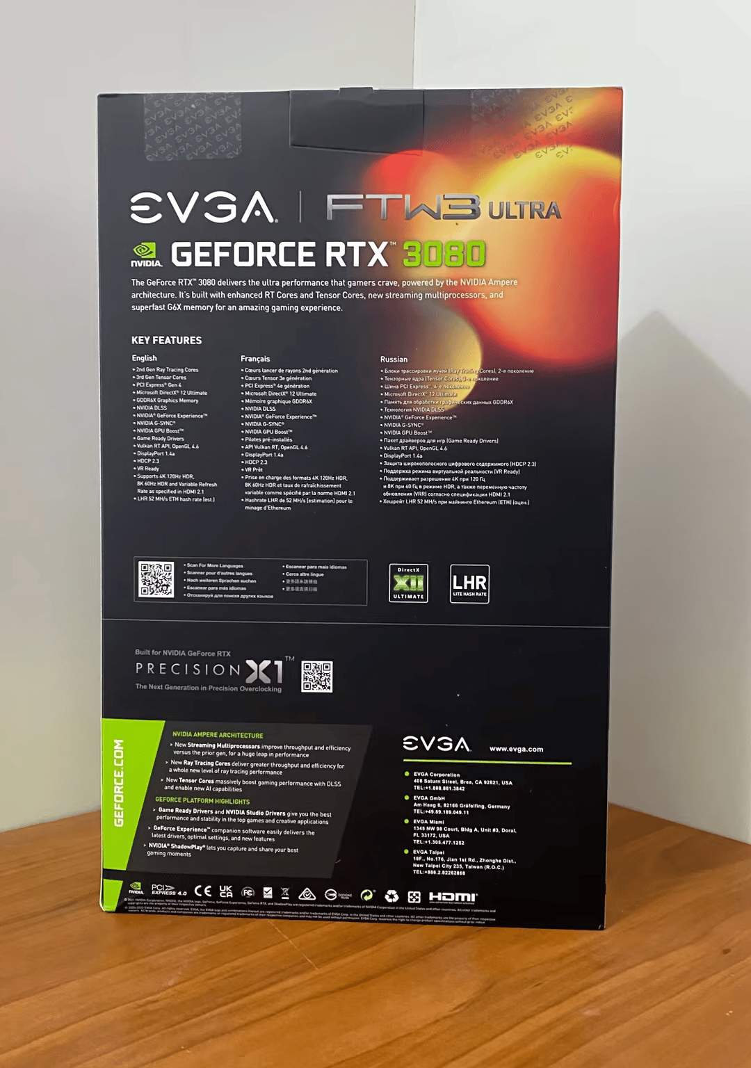 BNIB EVGA RTX 3080 12GB FTW3 Ultra