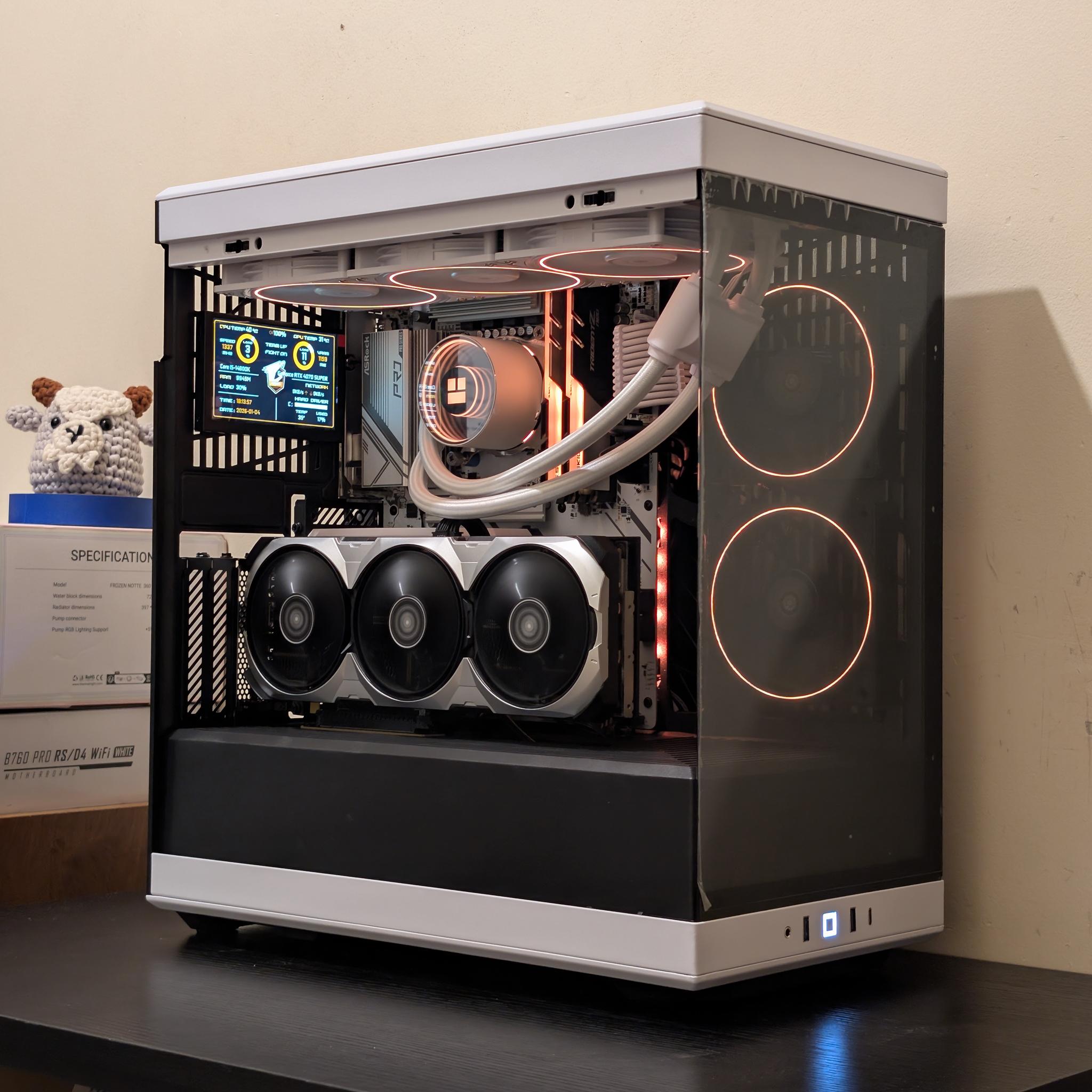 🐼🔳 1440p Gaming Beast | RTX 4070 Super | i5 14600K | 1TB SSD | 32GB RAM | WiFi 6 & Bluetooth 🔳🐼
