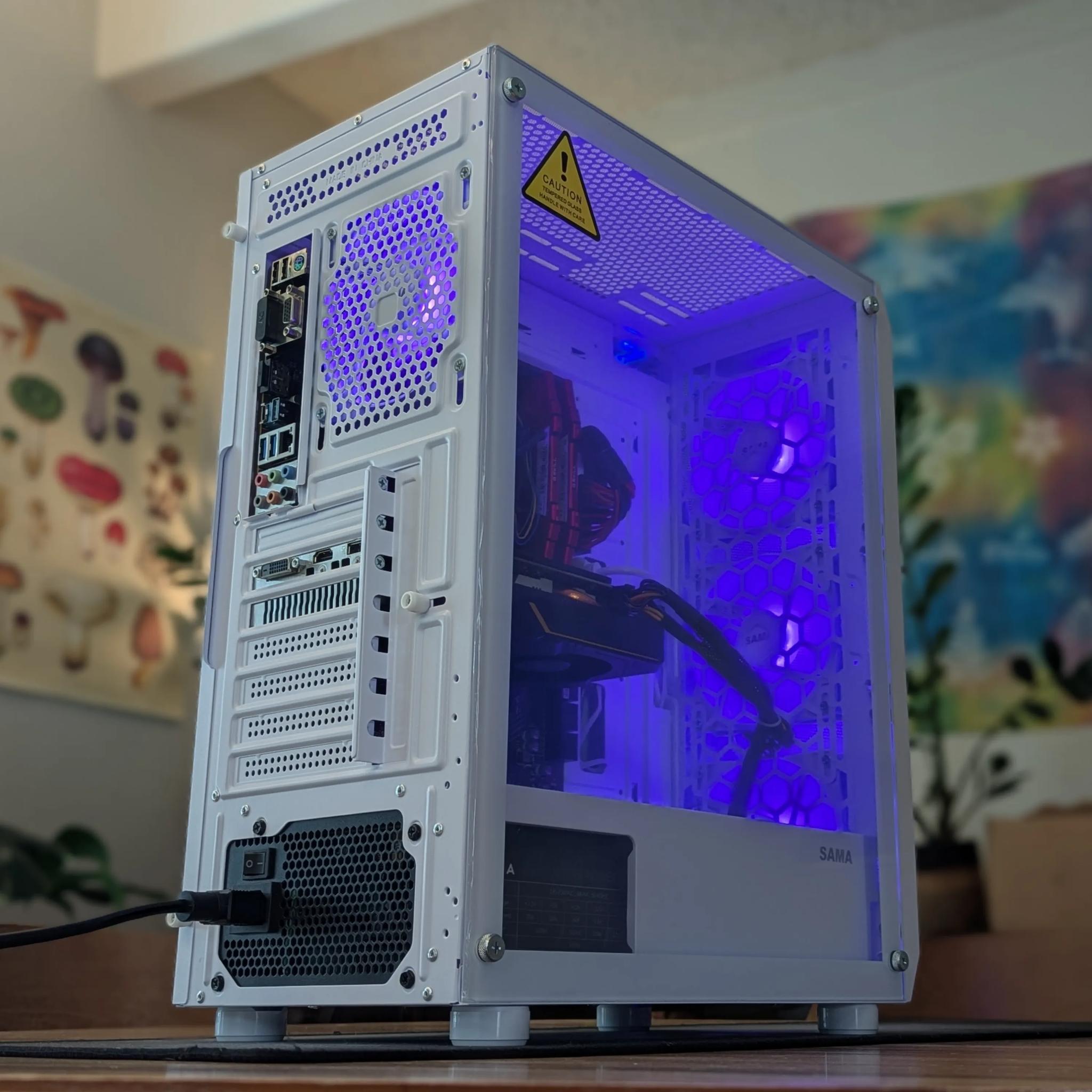 🛡️ BaxCalibur | 1660 Super | i3-9100 | Clean White Starter Build | 16GB DDR4 | 1TB NVMe