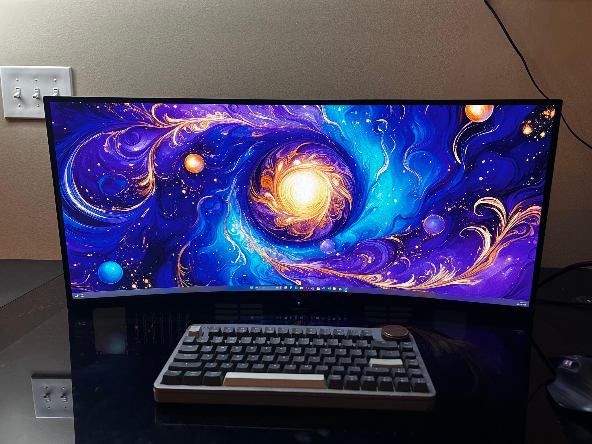 ASUS TUF 34” UltraWide (2K) QHD (3440x1440) (180hz) Curved Gaming Monitor