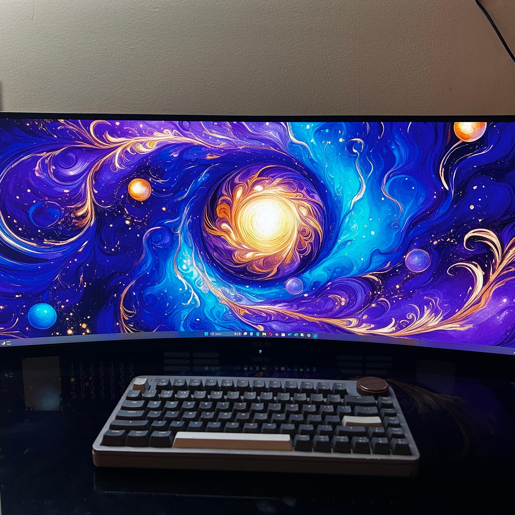 ASUS TUF 34” UltraWide (2K) QHD (3440x1440) (180hz) Curved Gaming Monitor