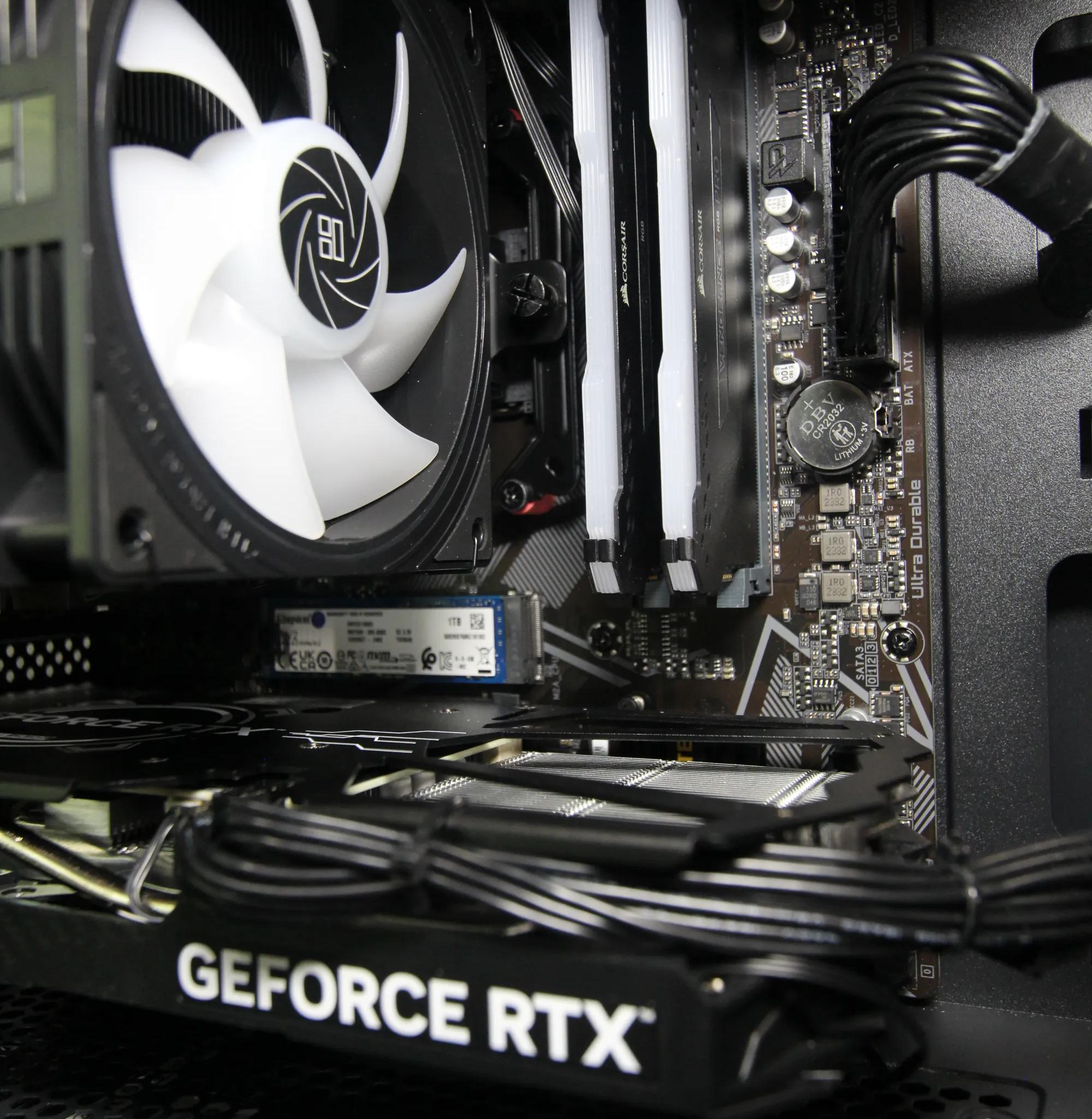 Custom Gaming PC / AMD Ryzen 5 5600X / RTX 4060 / 16GB / 1TB / Windows 10 Pro