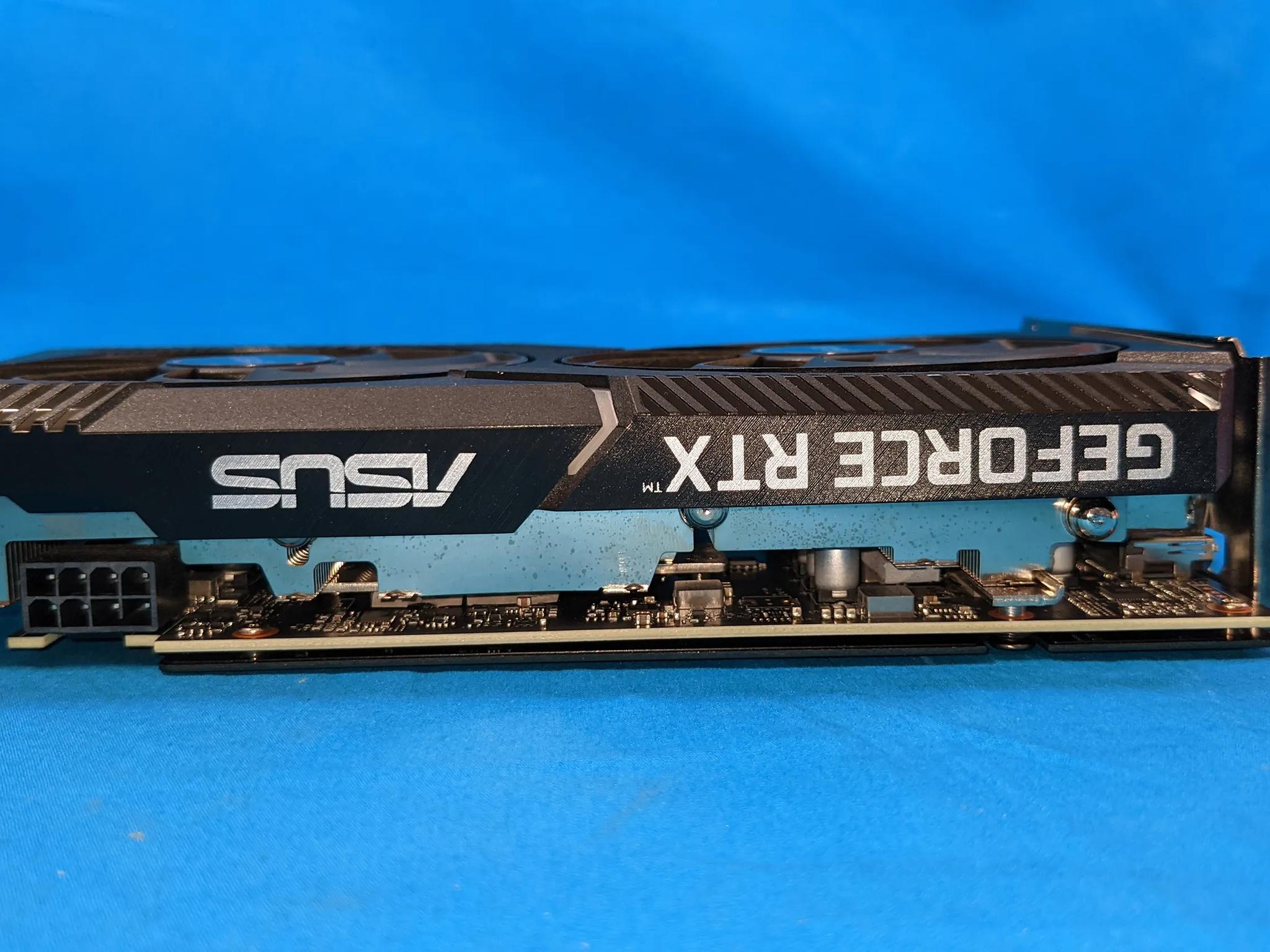 ASUS Dual GeForce RTX 3060 Ti OC Mini V2 8GB GDDR6 PCIe 4.0 Desktop GPU DUAL-RTX3060TI-O8G-MINI-V2