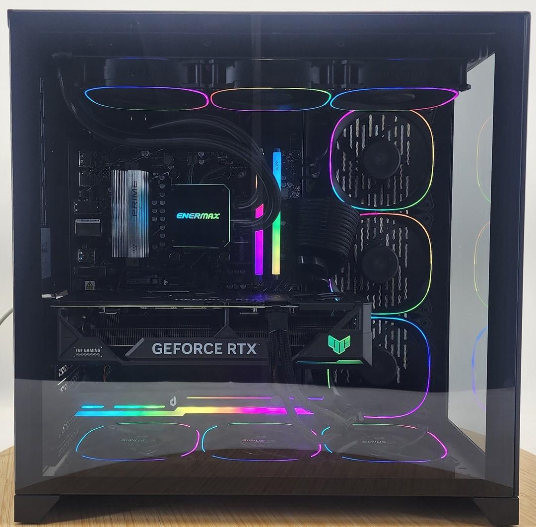 Gaming PC Ryzen 7 7800X3D 32GB RAM 1TB SSD RTX 4070 Ti SUPER 16GB Windows 11 Computer