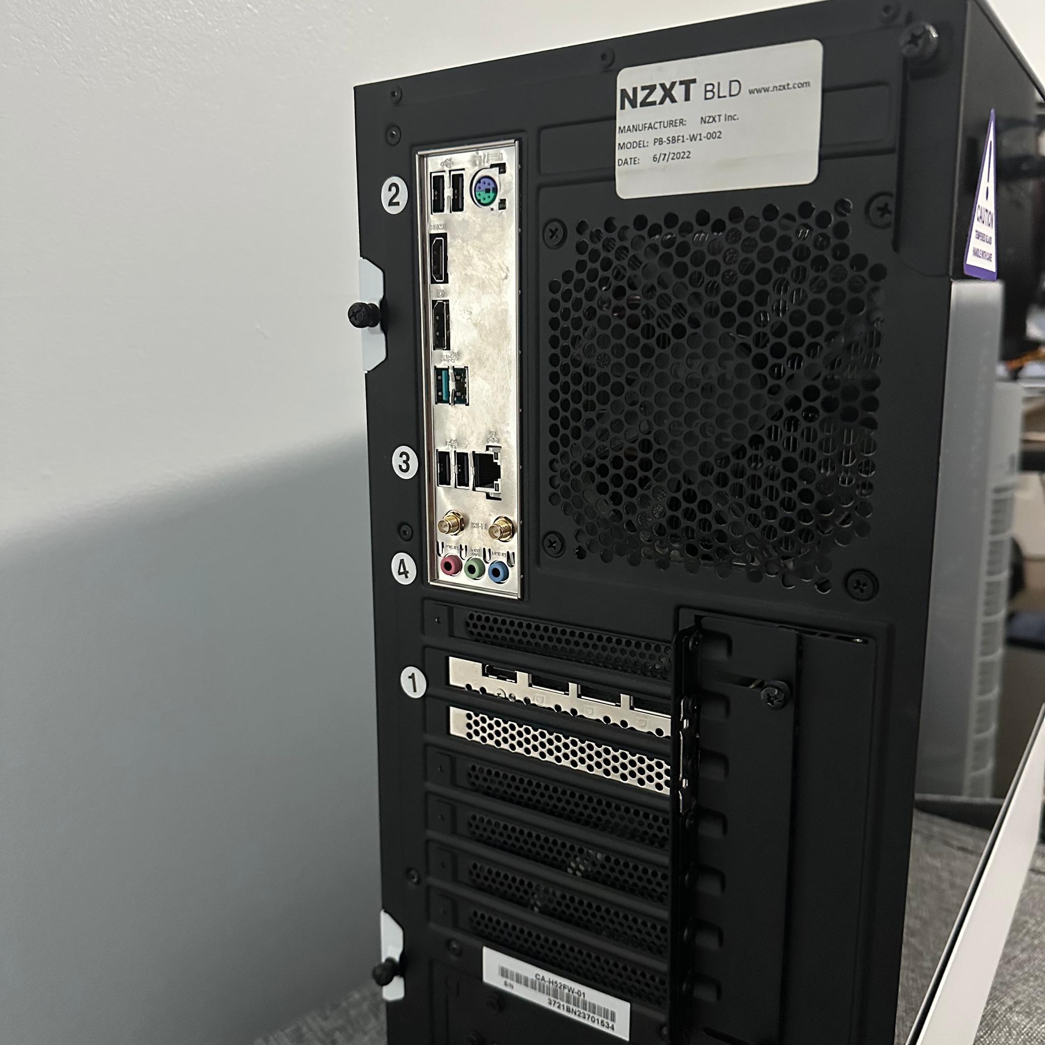 Nzxt Gaming pc, intel core i5-13400f, nvidia geforce 3050