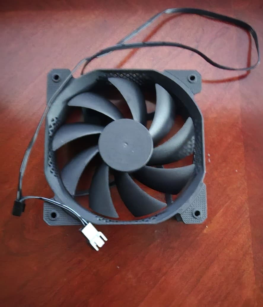 PC Case Fan 120mm Quiet Hydraulic Bearing, Adjustable Speed 600RPM-1600RPM, Great Heat Dissipation