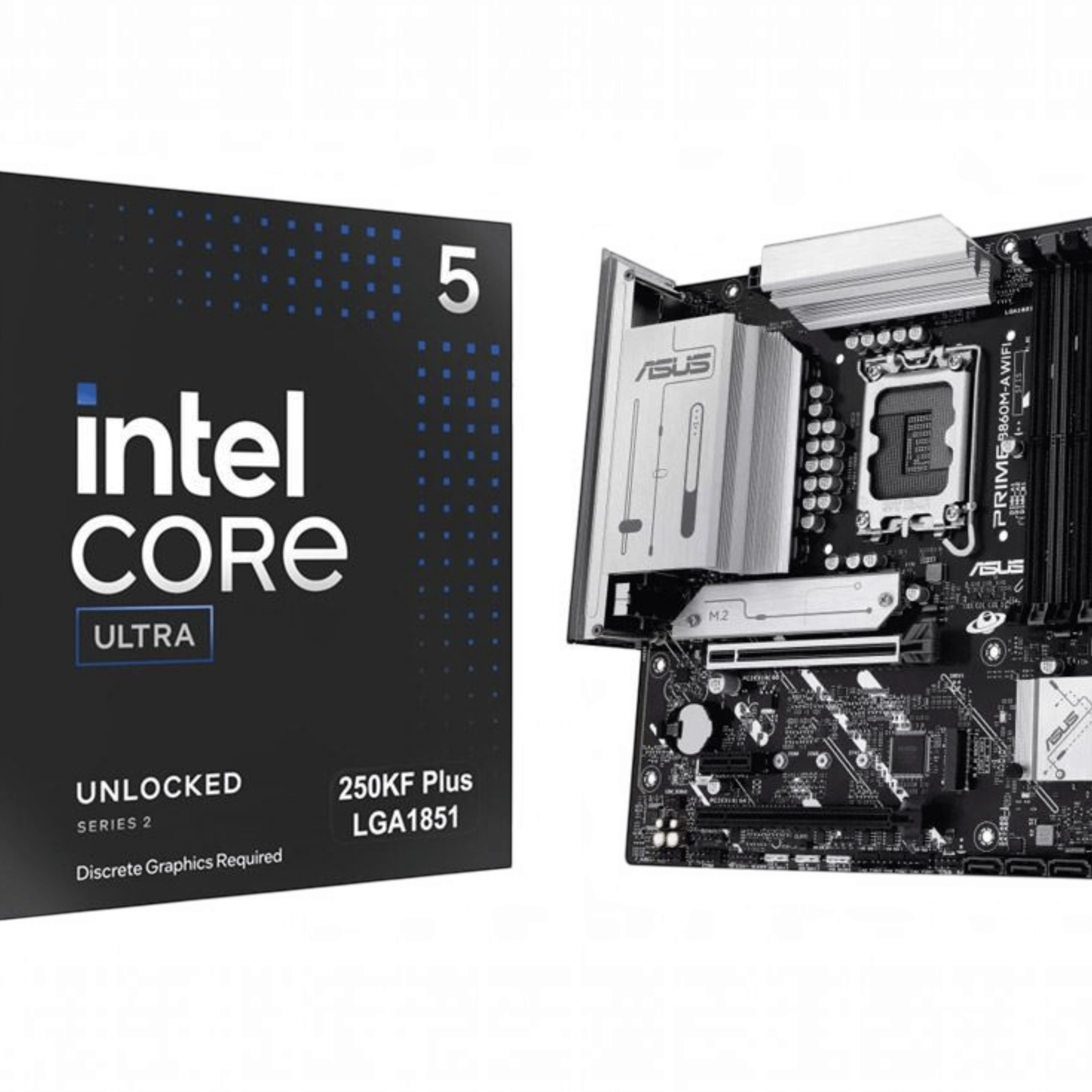 Intel Core Ultra 5 250KF Plus + Asus B860M-A Prime WI-FI (CPU + Motherboard Bundle)
