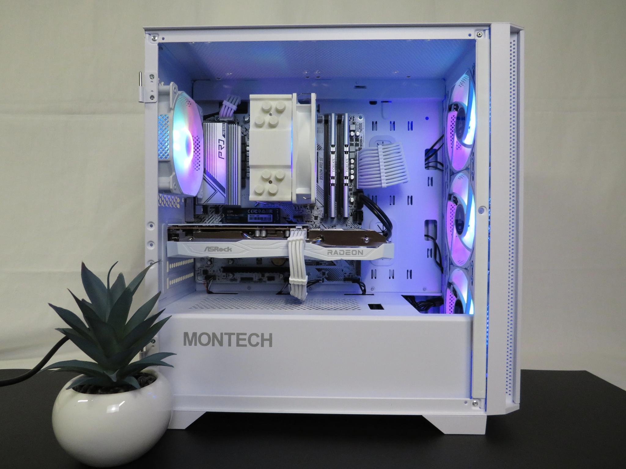 WHITE OUT: All New Parts! Ryzen 5 5600 + AMD RX 6600 + 16 GB RAM + 1 TB NVME SSD