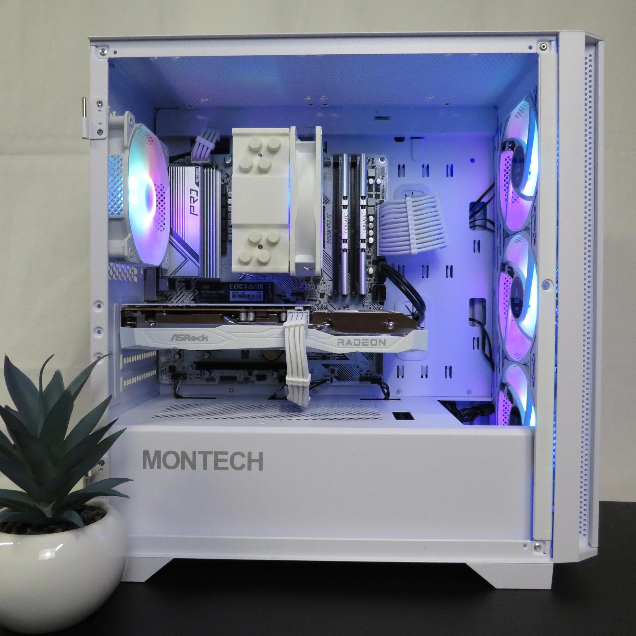WHITE OUT: All New Parts! Ryzen 5 5600 + AMD RX 6600 + 16 GB RAM + 1 TB NVME SSD