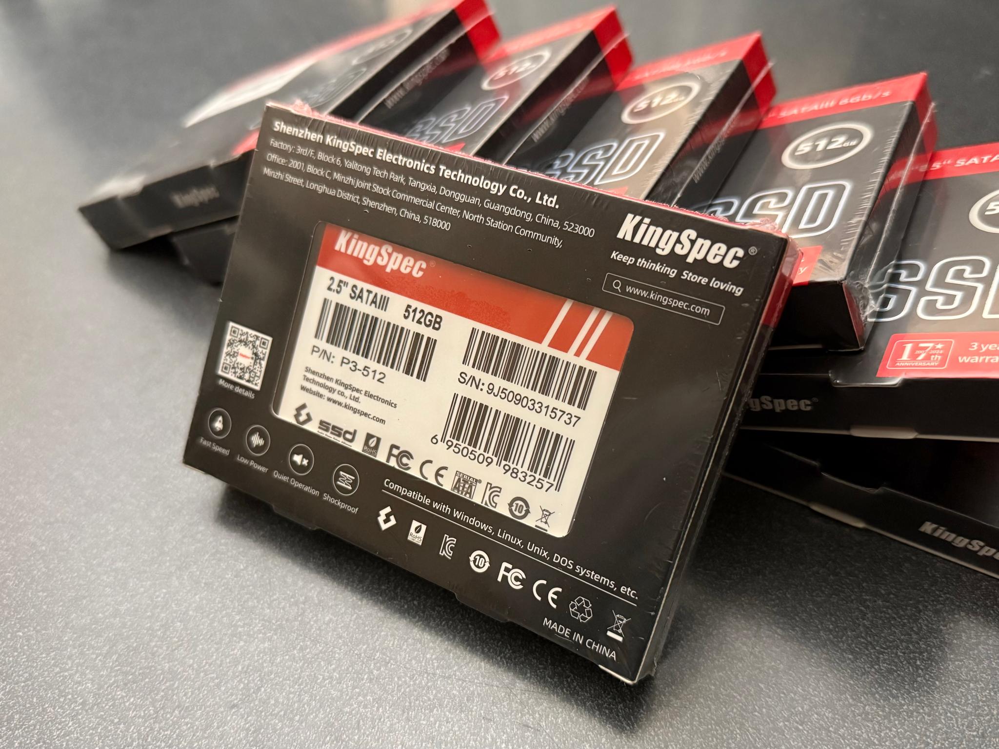 NEW SEALED 512GB SSD KingSpec P3