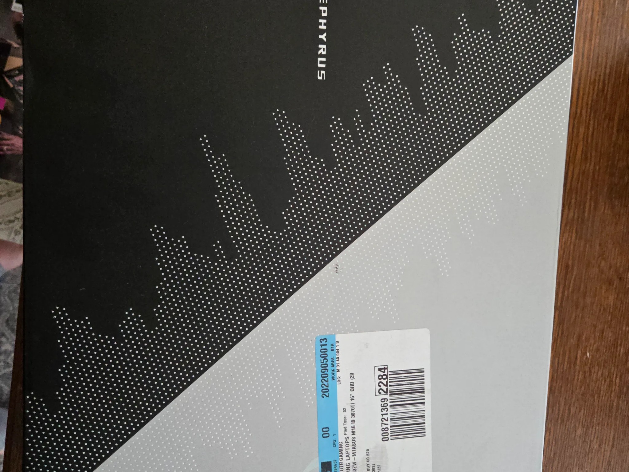 ASUS ROG Zephyrus M16 Laptop QHD Intel I9 12900h RTX 3070 TI