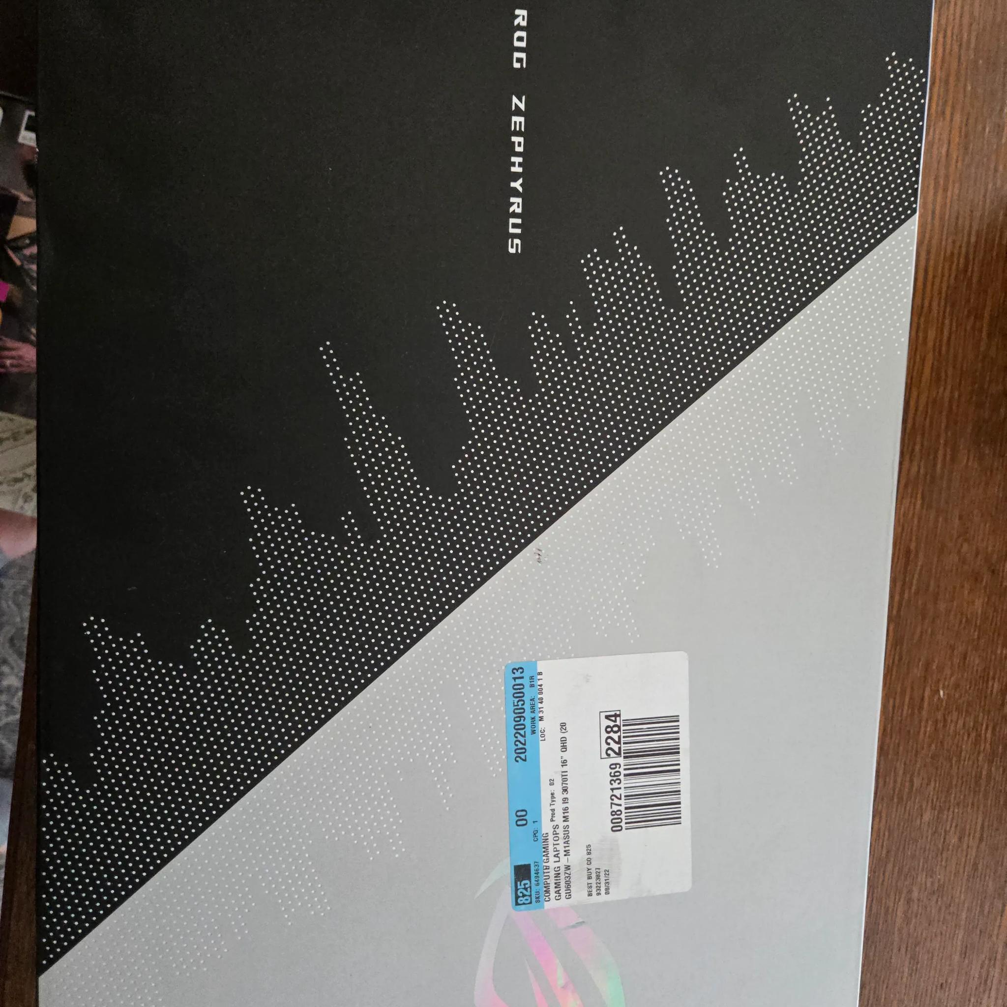 ASUS ROG Zephyrus M16 Laptop QHD Intel I9 12900h RTX 3070 TI