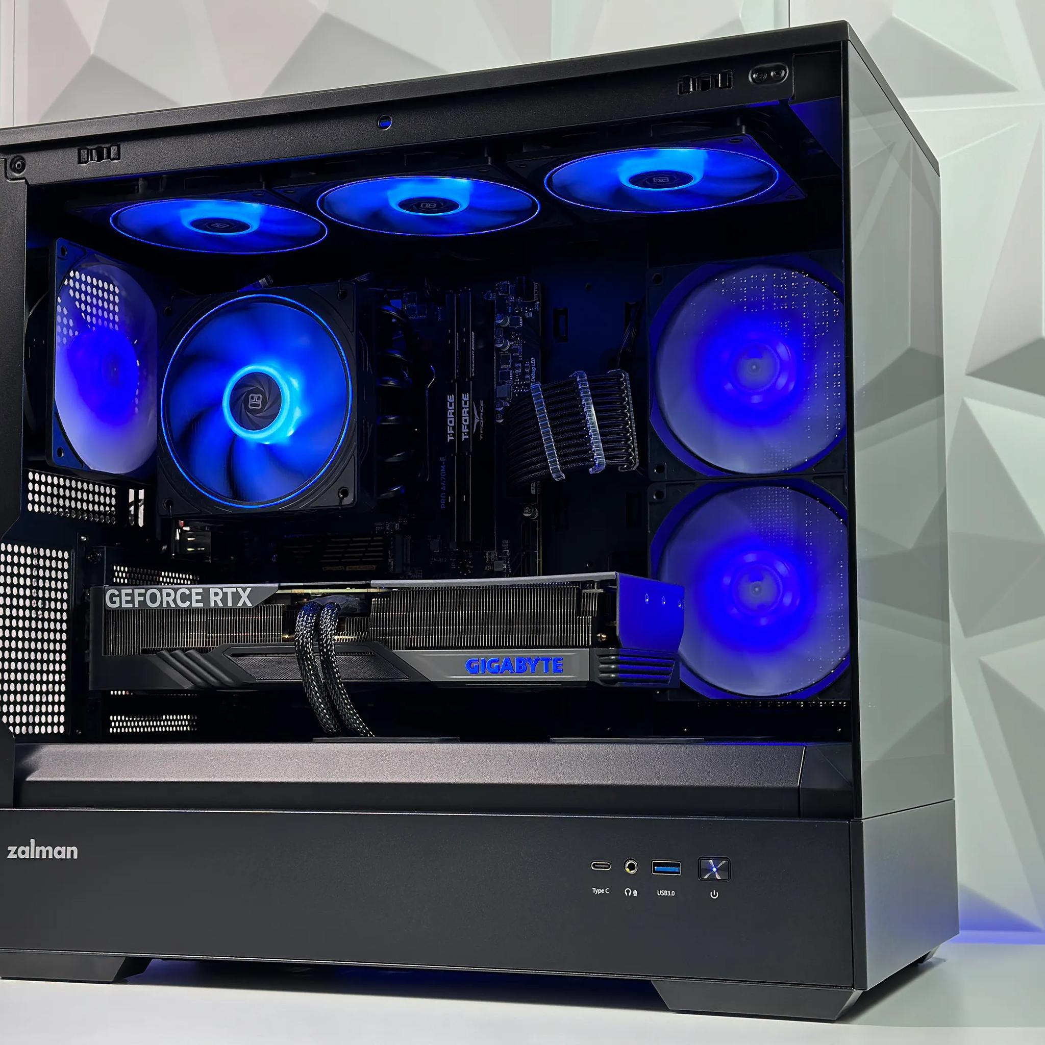 🌌🌑Dark Nebula Gaming PC🔭Nvidia RTX 4070 12GB🔭Ryzen 5 7500F🔭32GB DDR5🔭1TB NVME GEN4