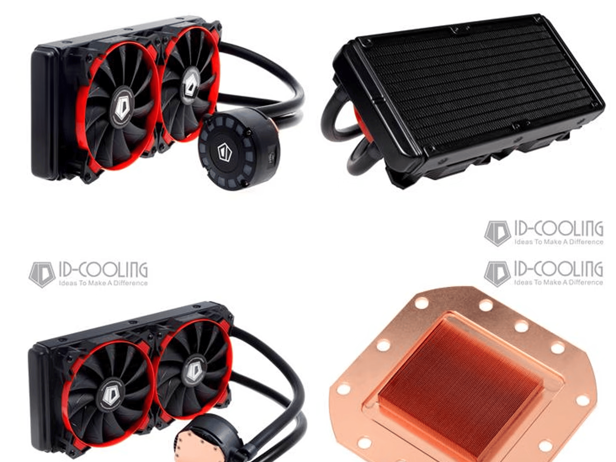 NEW ID-COOLING FROSTFLOW 240L AIO CPU Cooler with Comet-tail LED Lighting