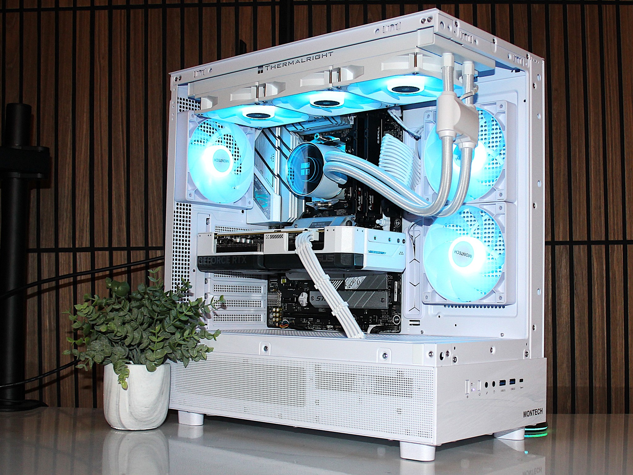 💻 RTX 4070 Gaming PC 💻| ROG STRIX | Ryzen 5 7600X | DDR5 | 32GB RAM | White Build | WiFI/BT WIN11