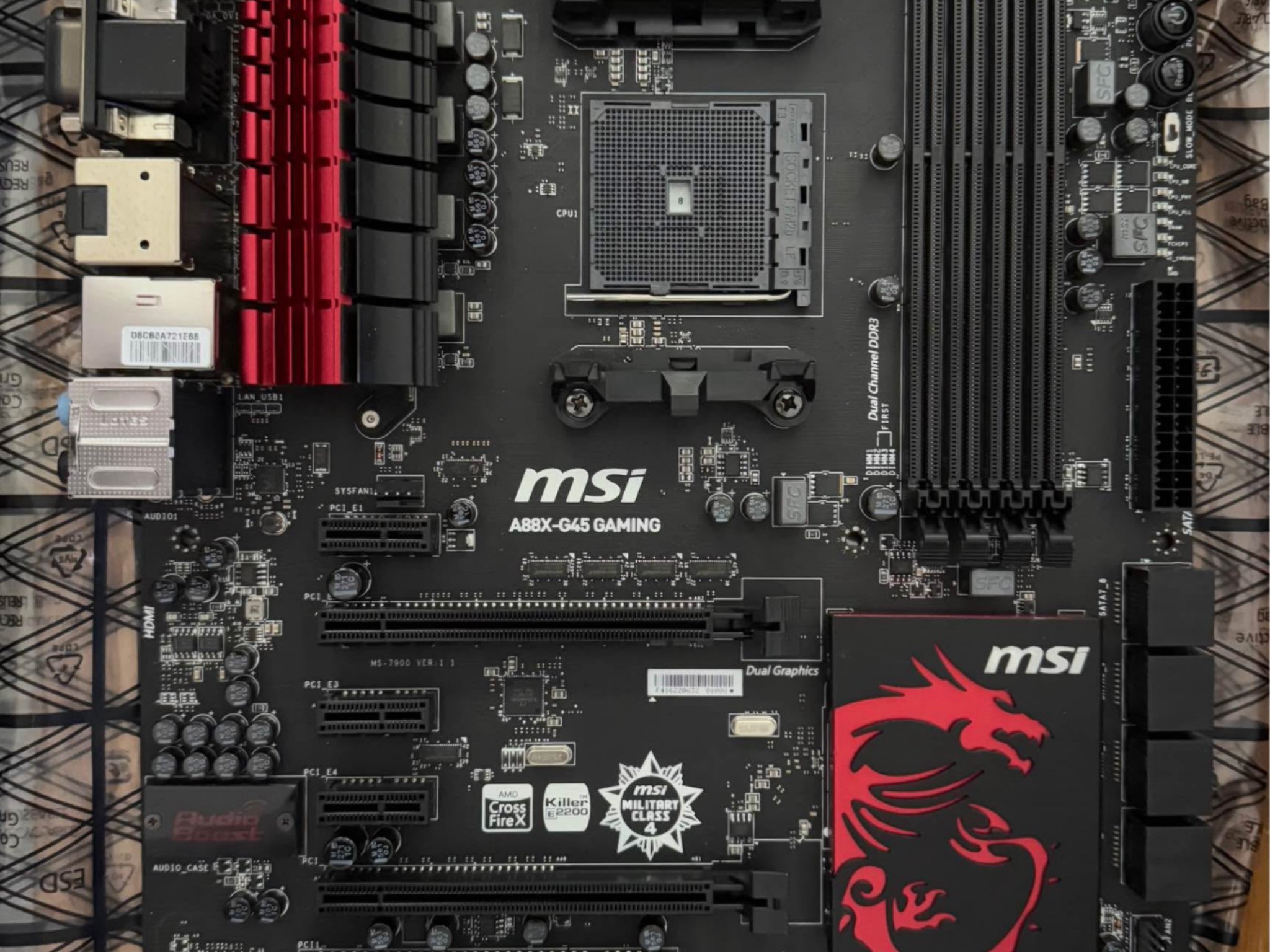 ON SALE!!! MSi Motherboard A88X-G45 Gaming