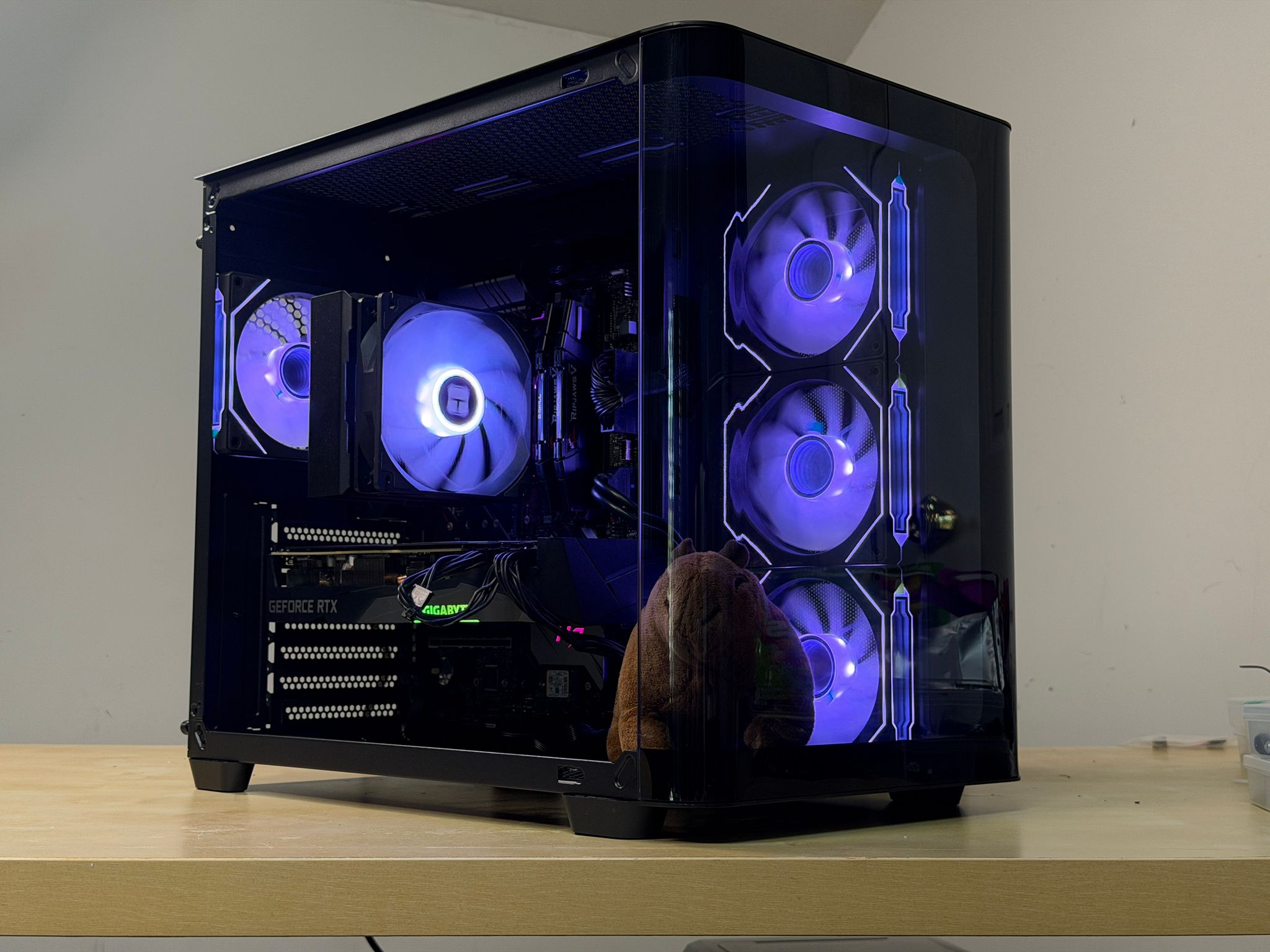 🖤♠️ 1440p Black Gaming PC ♠️🖤 RTX 3070 | Ryzen 5 5500 | 16gb RAM | 500gb NVME SSD | Wifi + BT