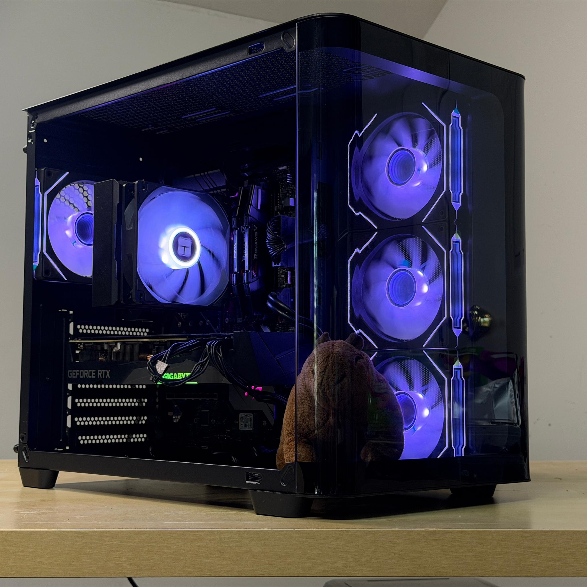 🖤♠️ 1440p Black Gaming PC ♠️🖤 RTX 3070 | Ryzen 5 5500 | 16gb RAM | 500gb NVME SSD | Wifi + BT