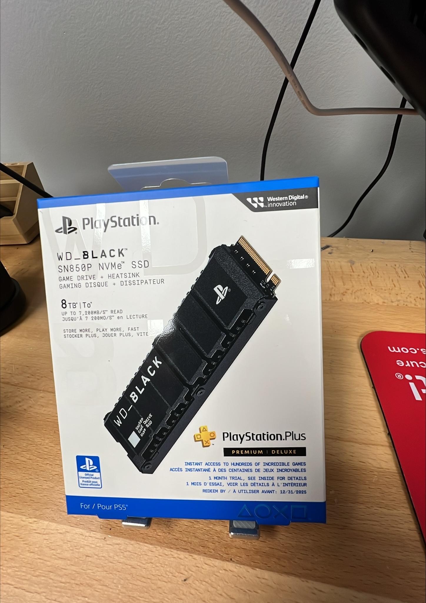 WD_Black 8TB SN850P NVMe M.2 SSD Officially Licensed Storage Expansion PS5 Expansion works on PC Too