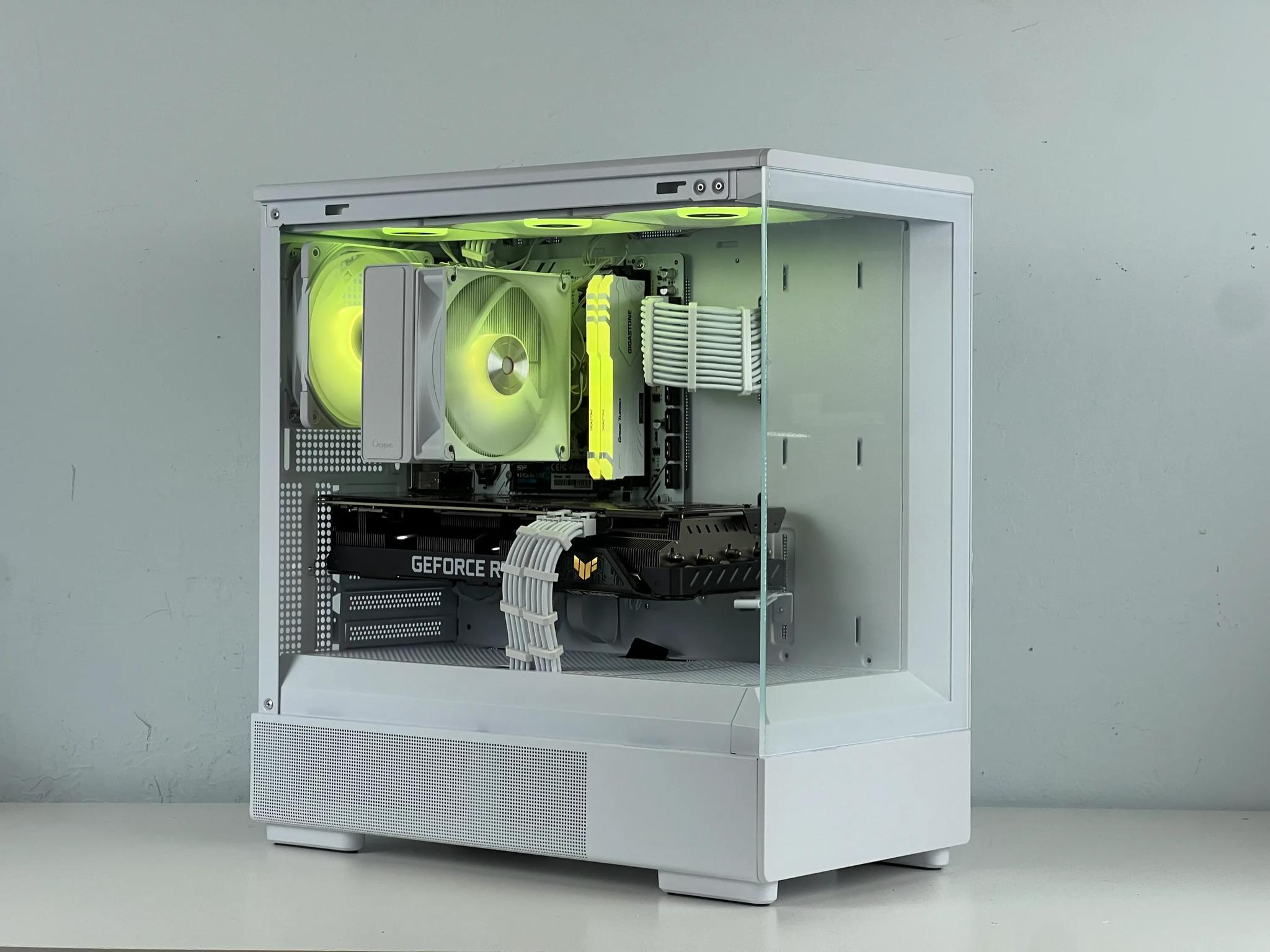 Clean White Gaming PC | RTX 3070 | Ryzen 5 5600G | 1TB SSD | 32GB RAM