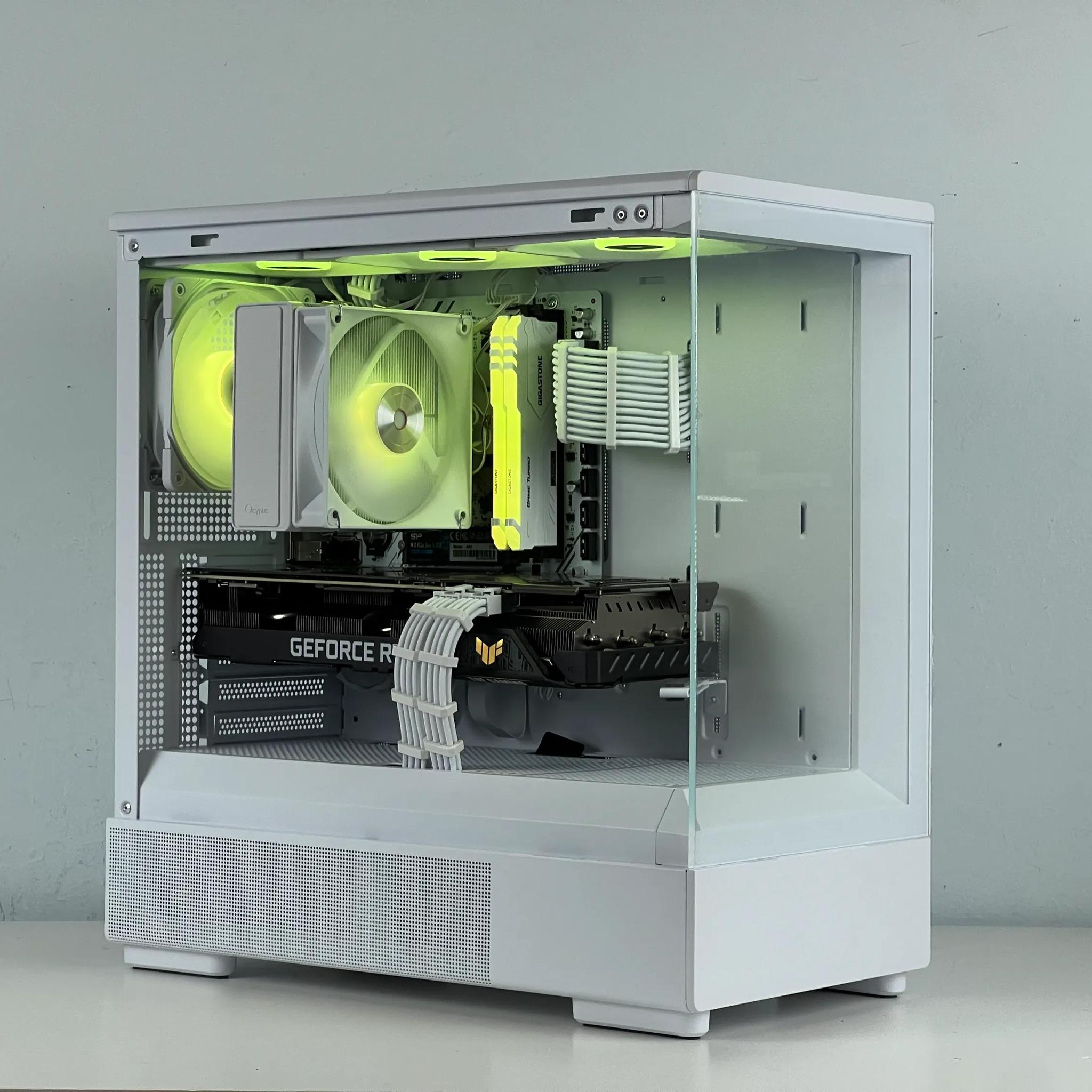 Clean White Gaming PC | RTX 3070 | Ryzen 5 5600G | 1TB SSD | 32GB RAM