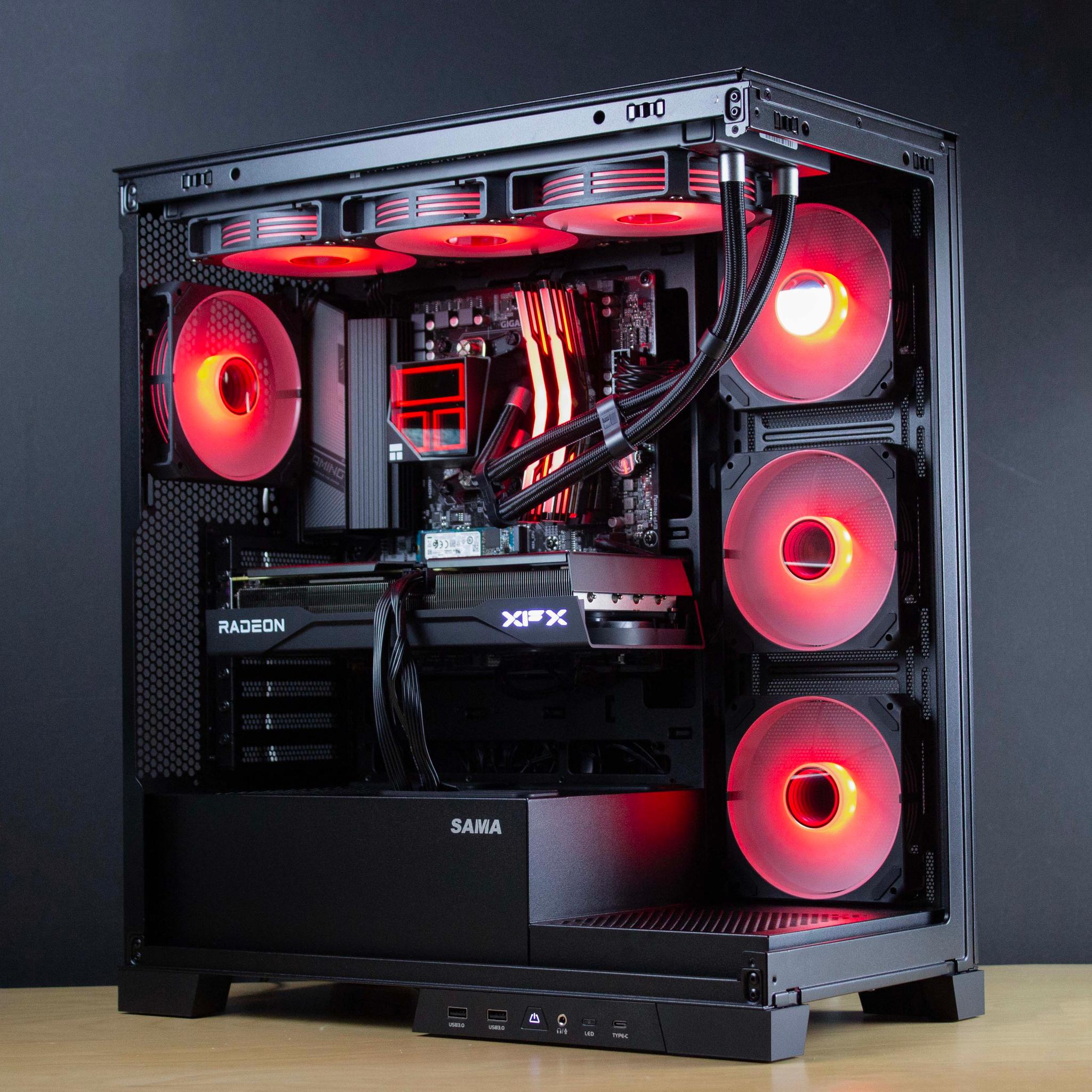 ♠️⚡🗡️Onyx V2 - 1440P Gaming PC | RX 9060 XT 16GB, Ryzen 7 5700X, 32GB RAM, 1TB SSD | ARGB 🗡️⚡♠️