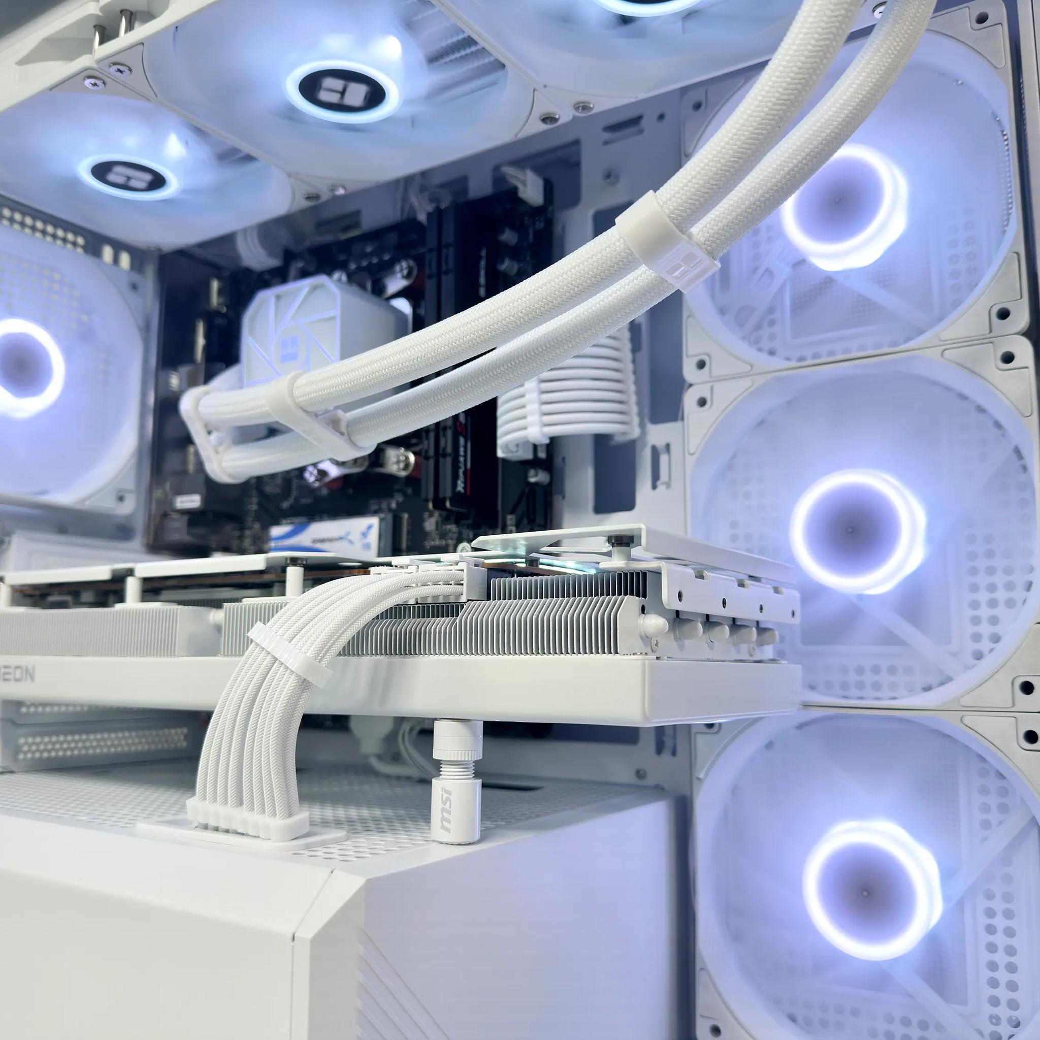 🌬️🧊🐧🥶Iceberg||💧Liquid Cooled Gaming PC❄️AMD RX 7800 XT 16GB❄️AMD Ryzen 5 7500F❄️32GB DDR5❄️ 1TB