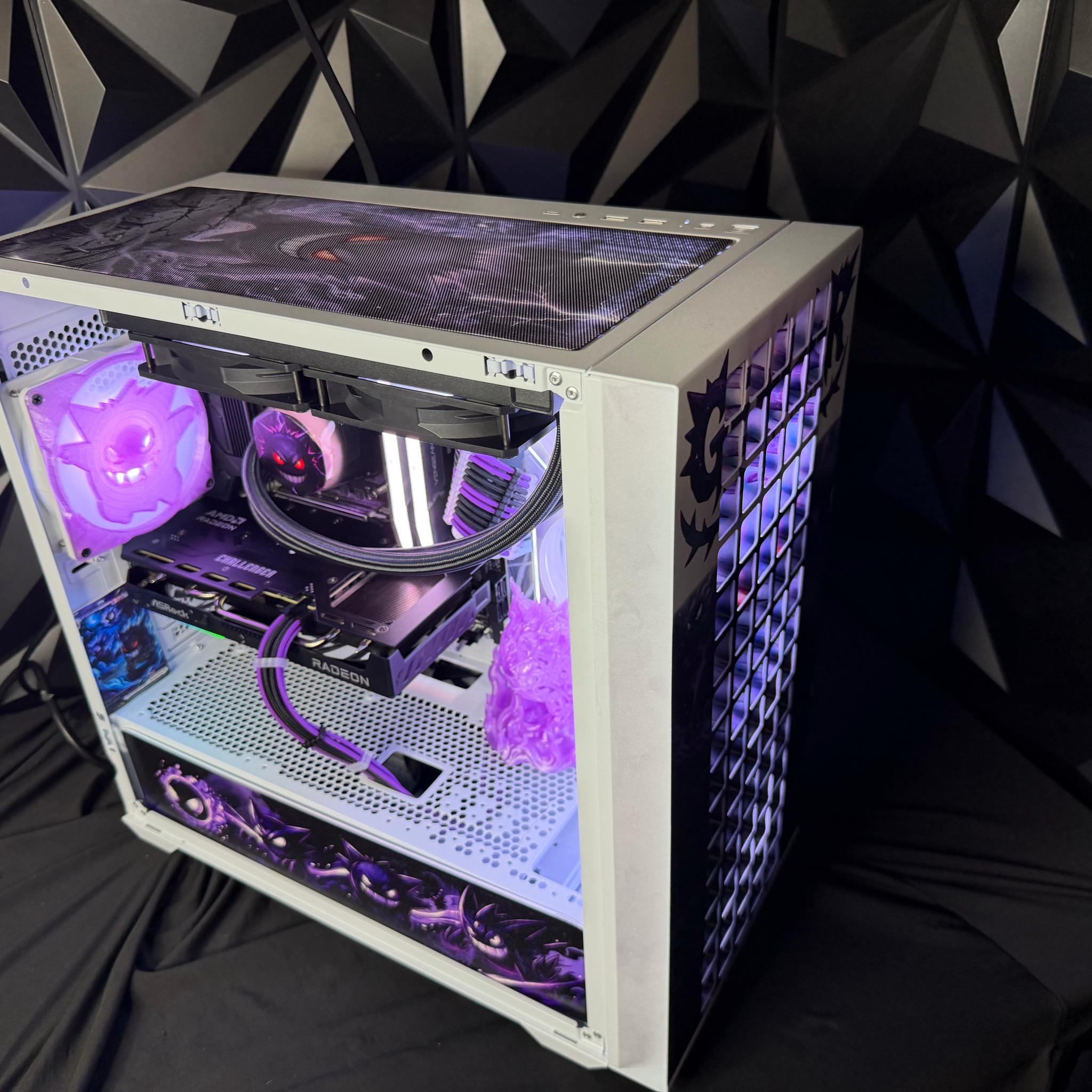 👻💜 GENG GANG 96 💜👻Ryzen 5 9600X| RX 9060XT 16GB| 32 GB DDR5| 1.25 TB NVMe| 650W PSU