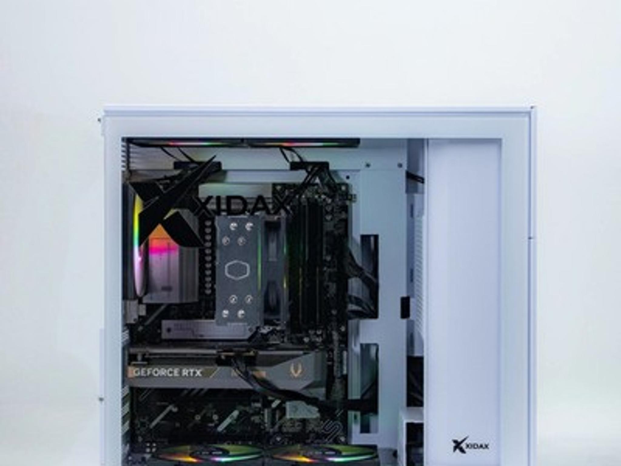 XIDAX X-6 White Gaming PC Ryzen 5 5600GT RTX 3050 16GB DDR4 1TB SSD WiFi Win 11