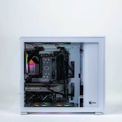 XIDAX X-6 White Gaming PC Ryzen 5 5600GT RTX 3050 16GB DDR4 1TB SSD WiFi Win 11