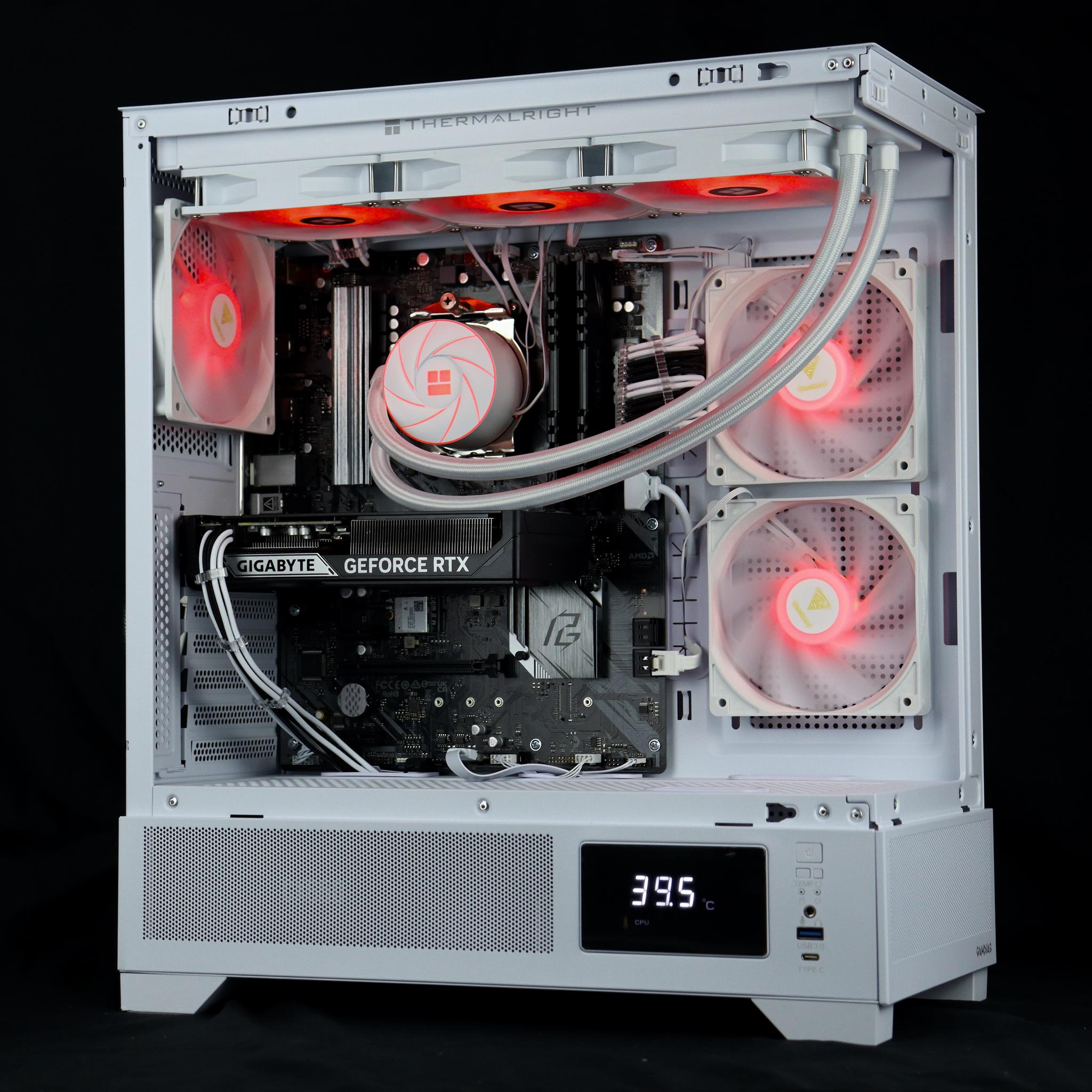 🧊❄️🧊 White Gaming PC – RTX 5060 TI, Ryzen 7 5800XT, 32GB RAM, 1TB SSD - WiFi 🧊❄️🧊